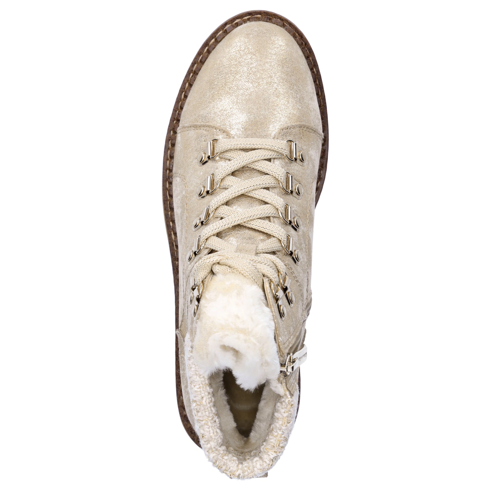 Tamaris Damen Schnürboot gold