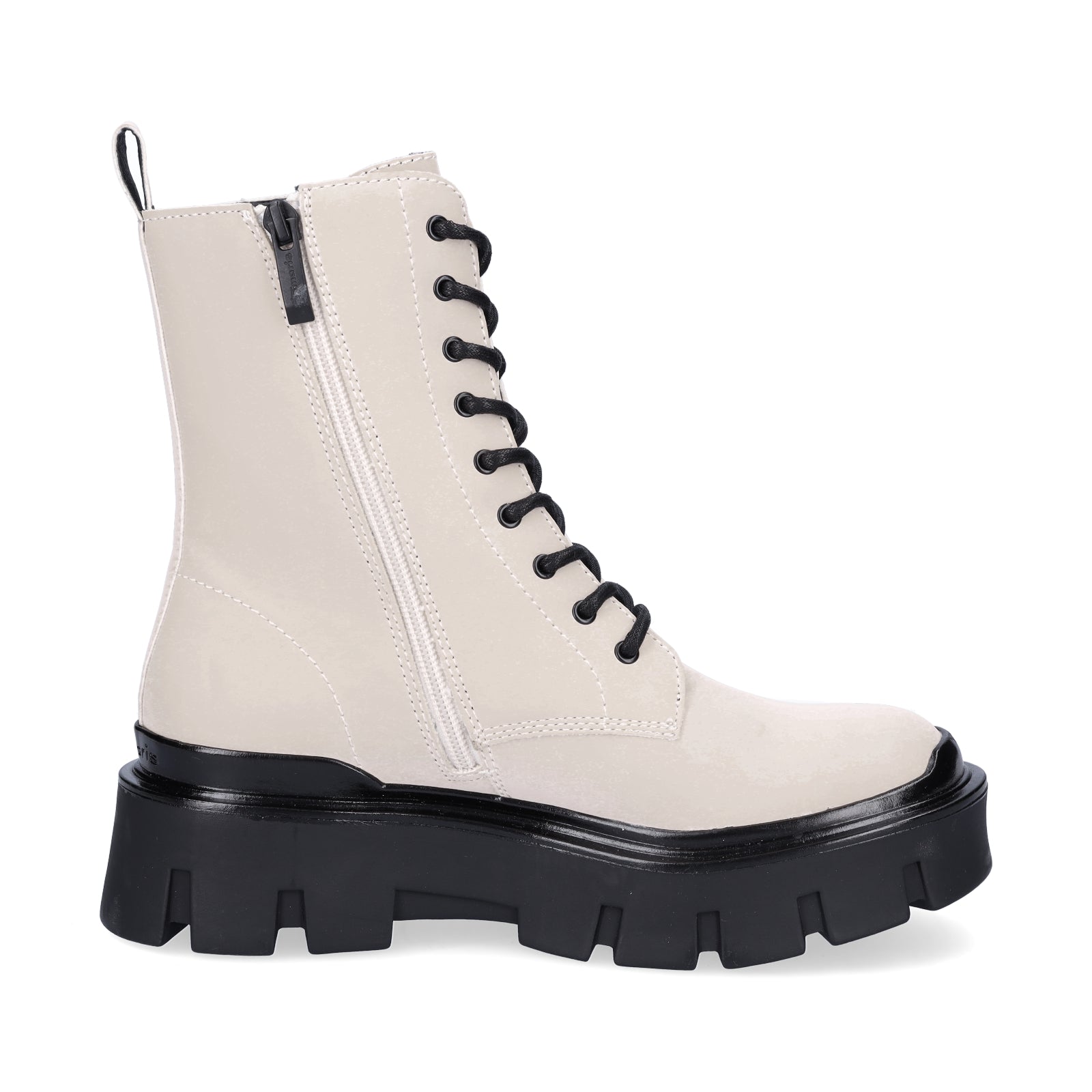 Tamaris Damen Schnürboot beige