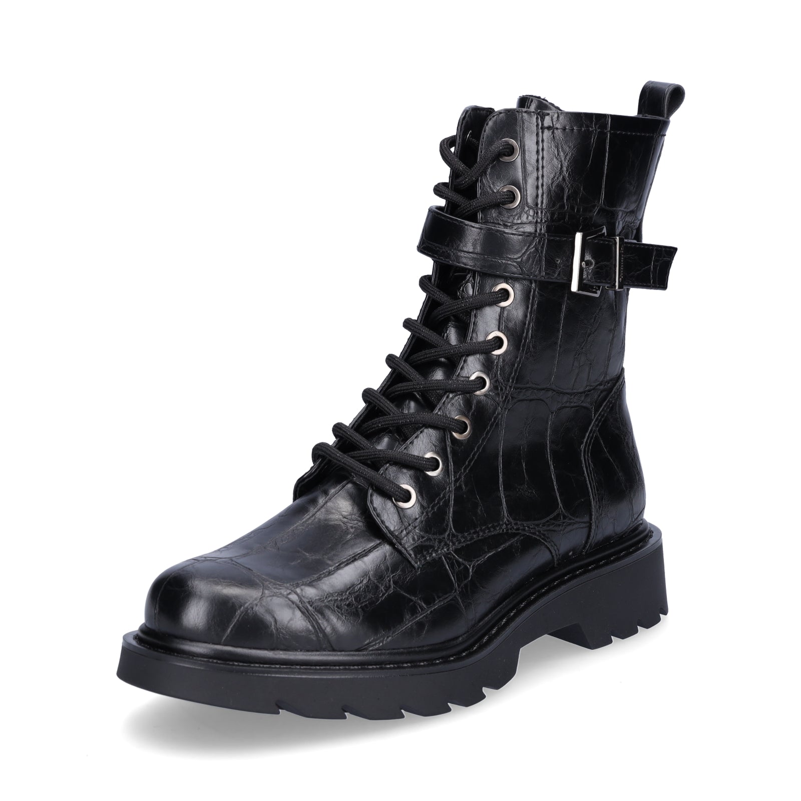 Tamaris Damen Schnürboot schwarz