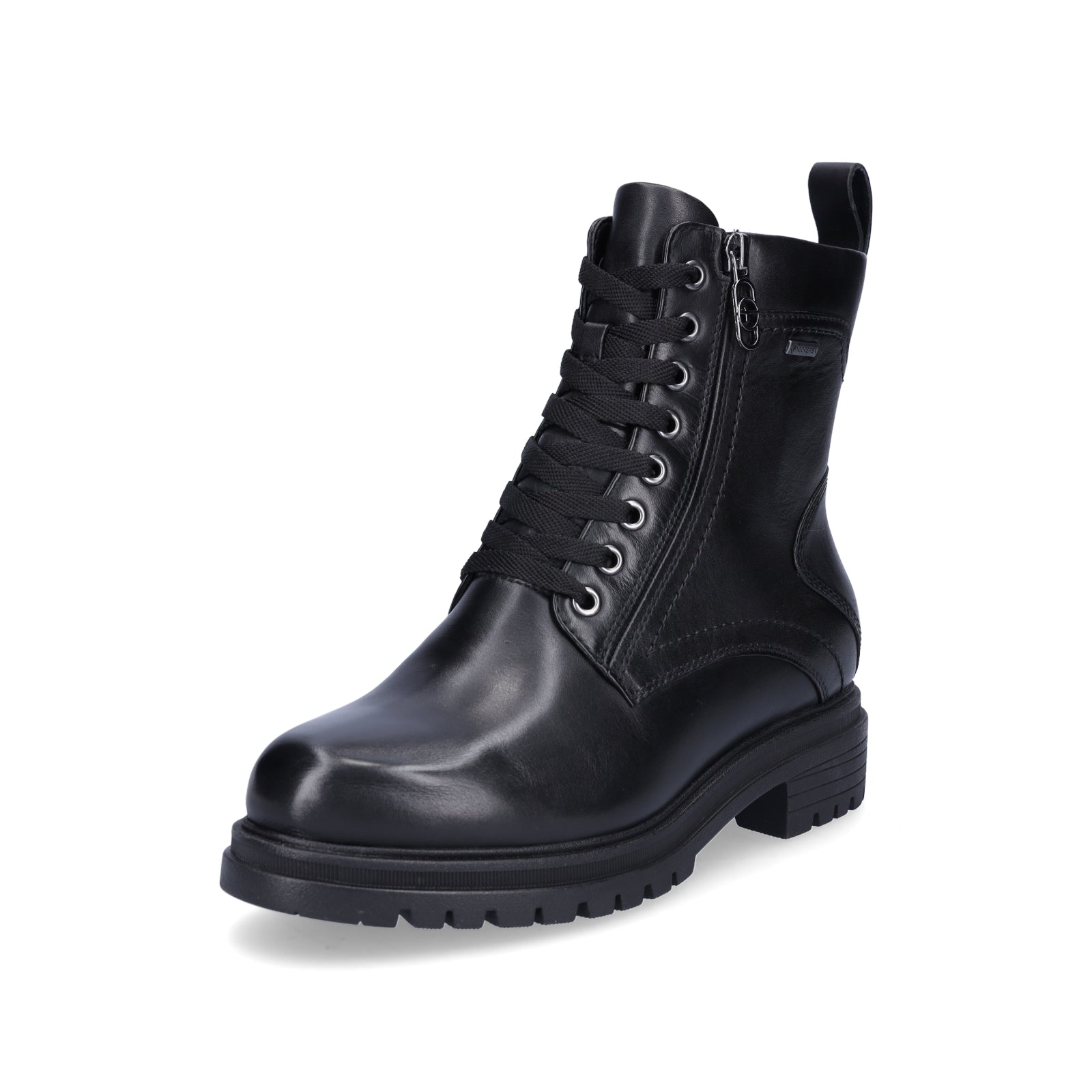 Tamaris women's lace-up boot black