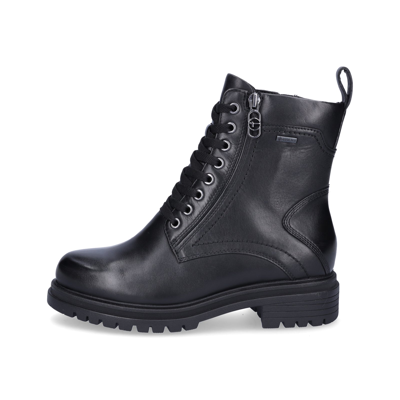 Tamaris women's lace-up boot black