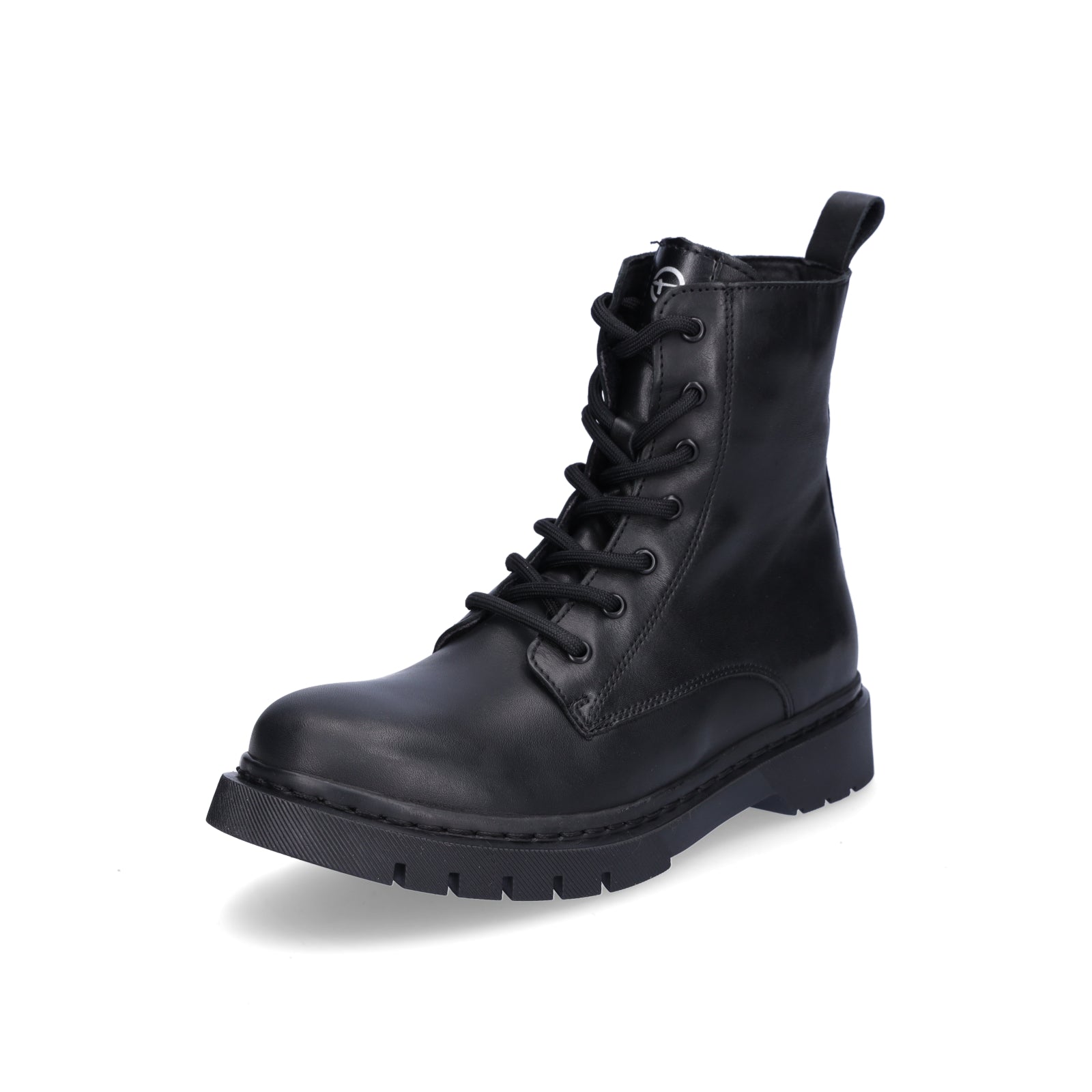 Tamaris women's lace-up boot black
