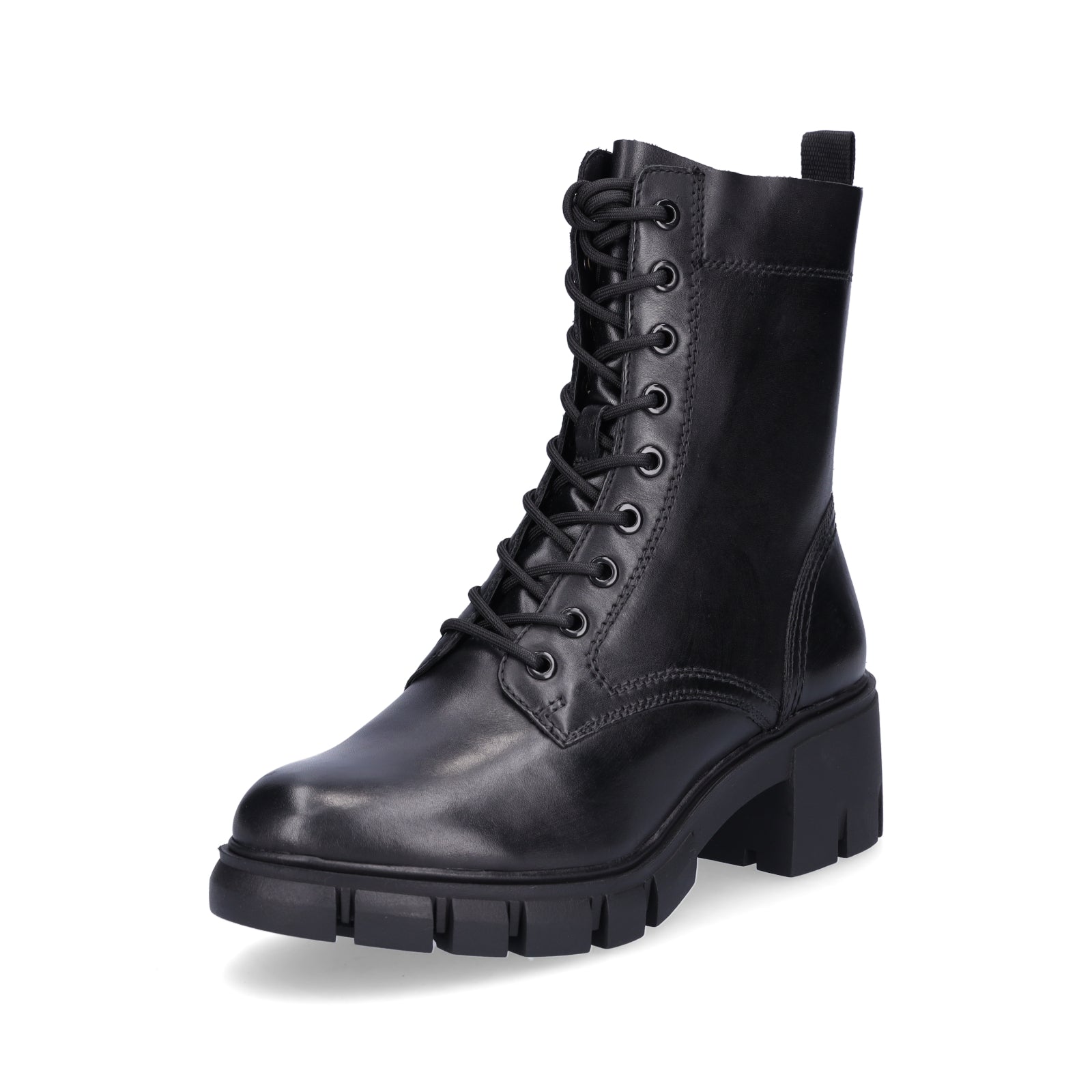 Tamaris women's lace-up boot black