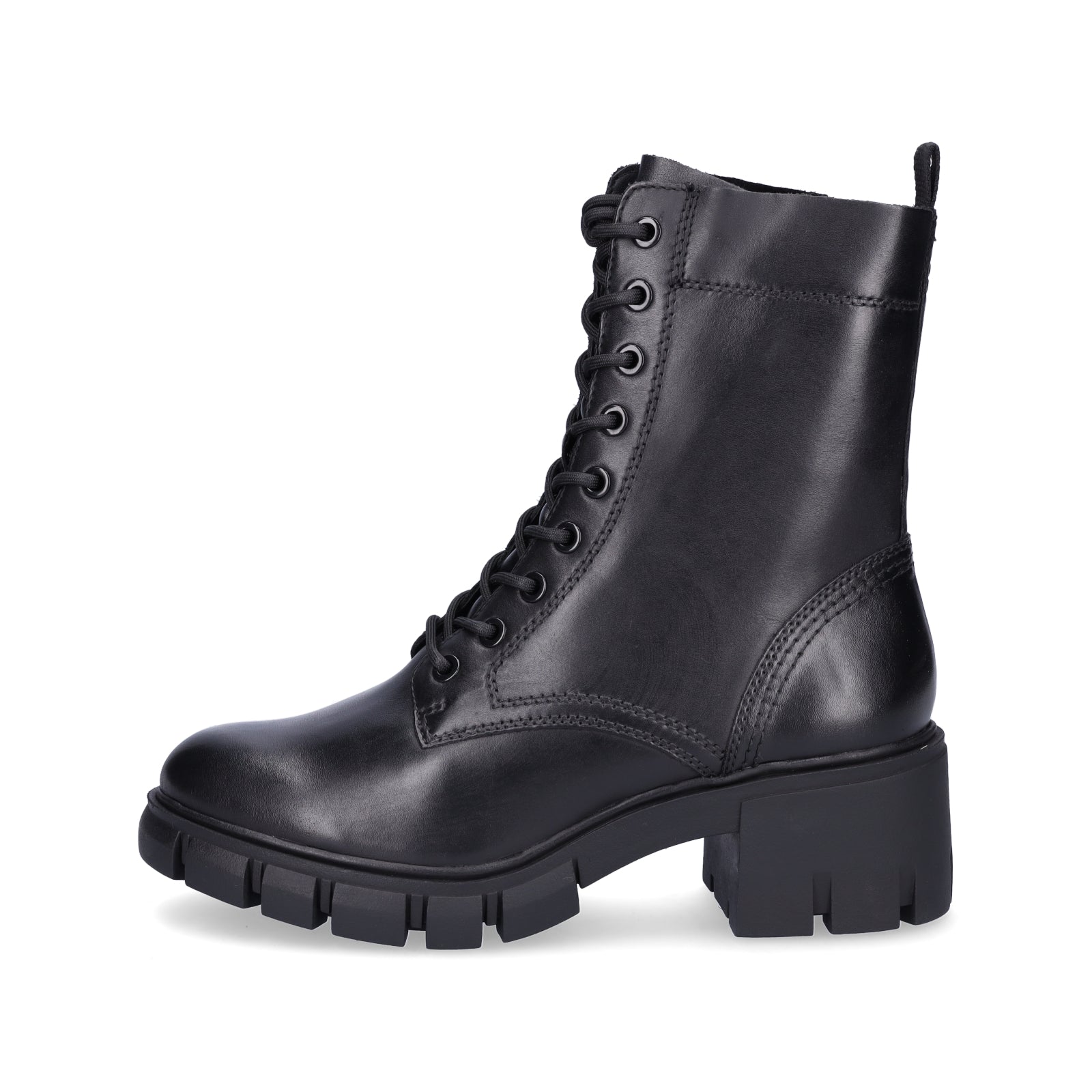 Tamaris women's lace-up boot black