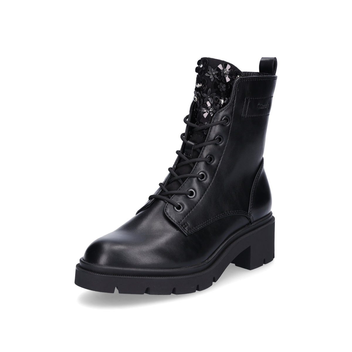 Tamaris Damen Schnürboot schwarz