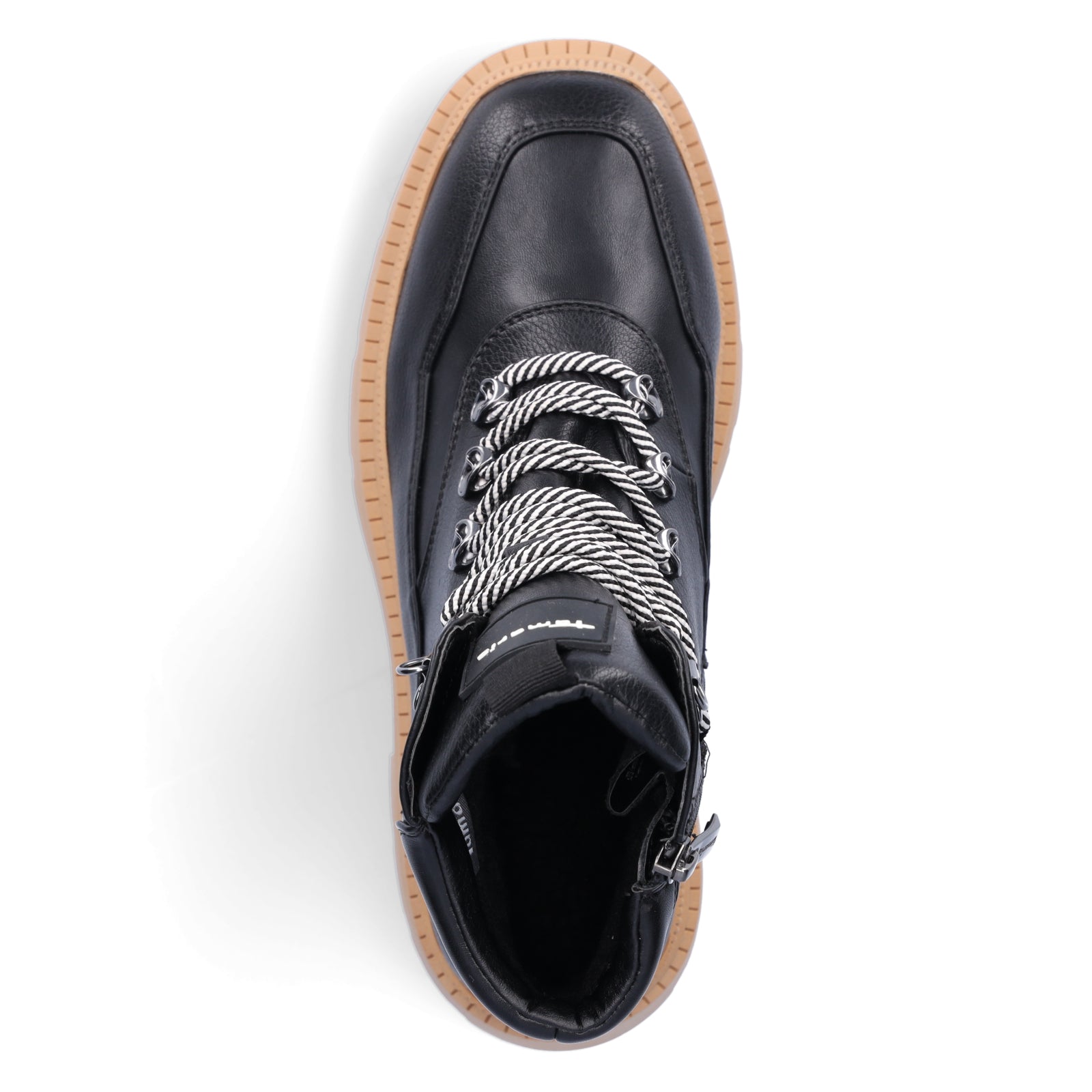 Tamaris women's lace-up boot black