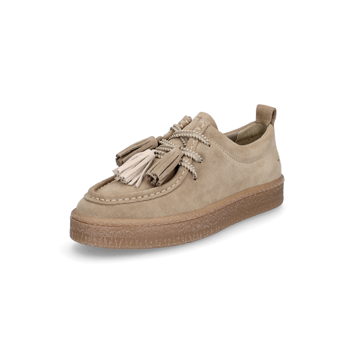 Tamaris Damen Schnürer taupe