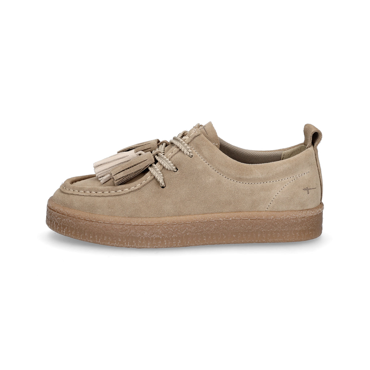 Tamaris Damen Schnürer taupe