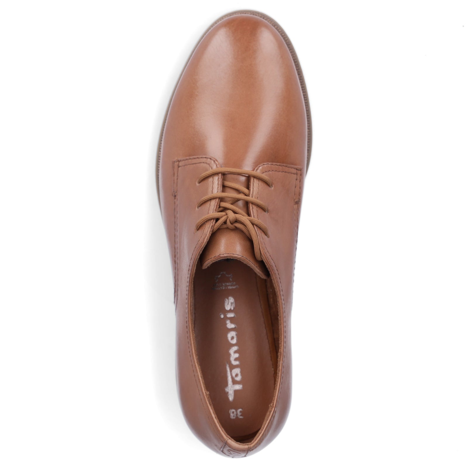 Tamaris Damen Schnürschuh braun