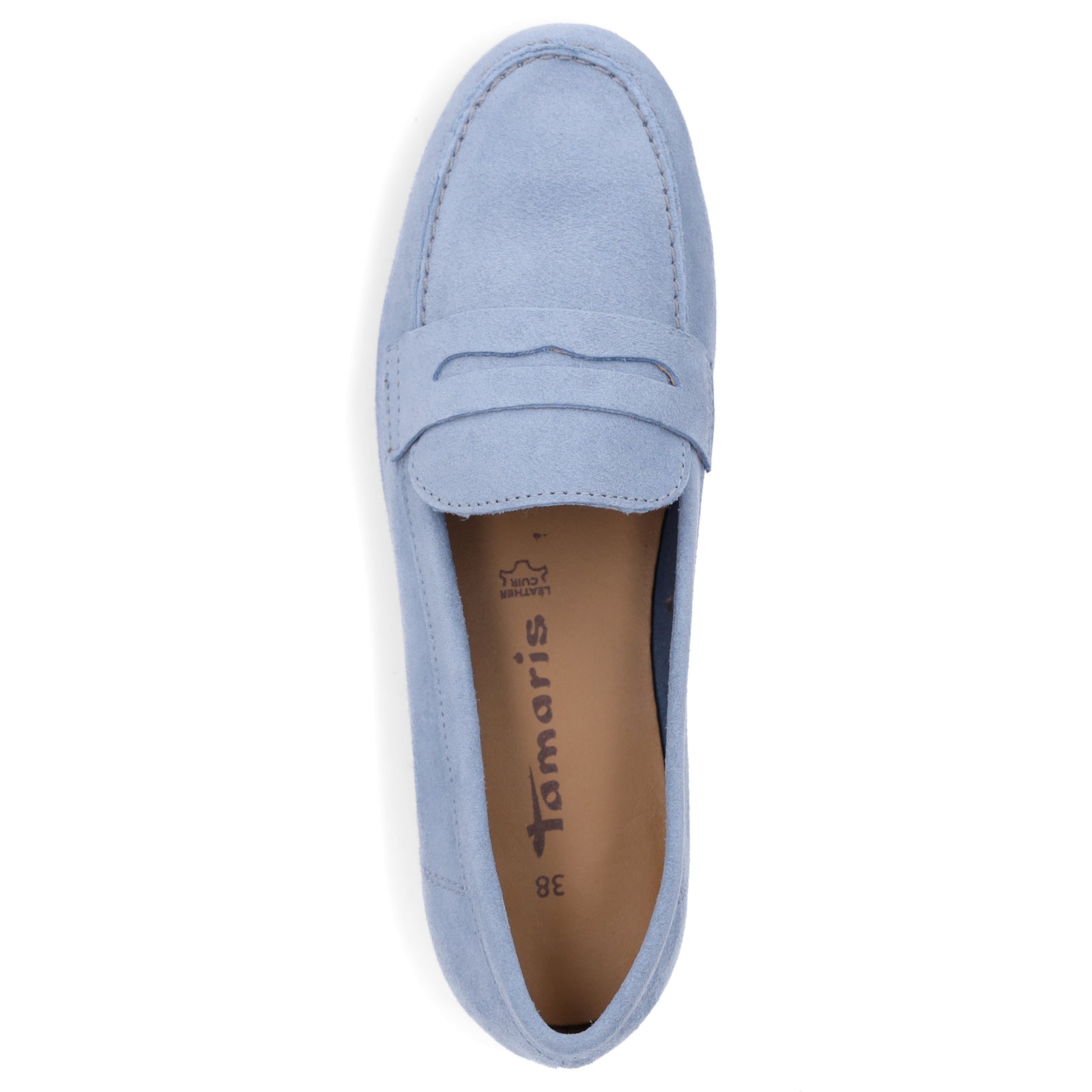 Tamaris Damen Slipper hellblau