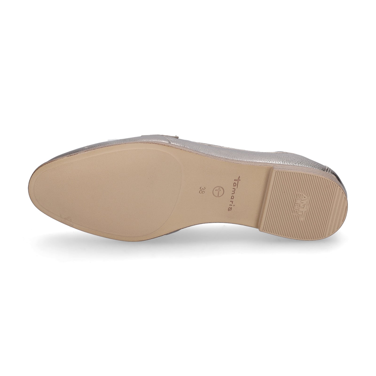 Tamaris women's slippers gold