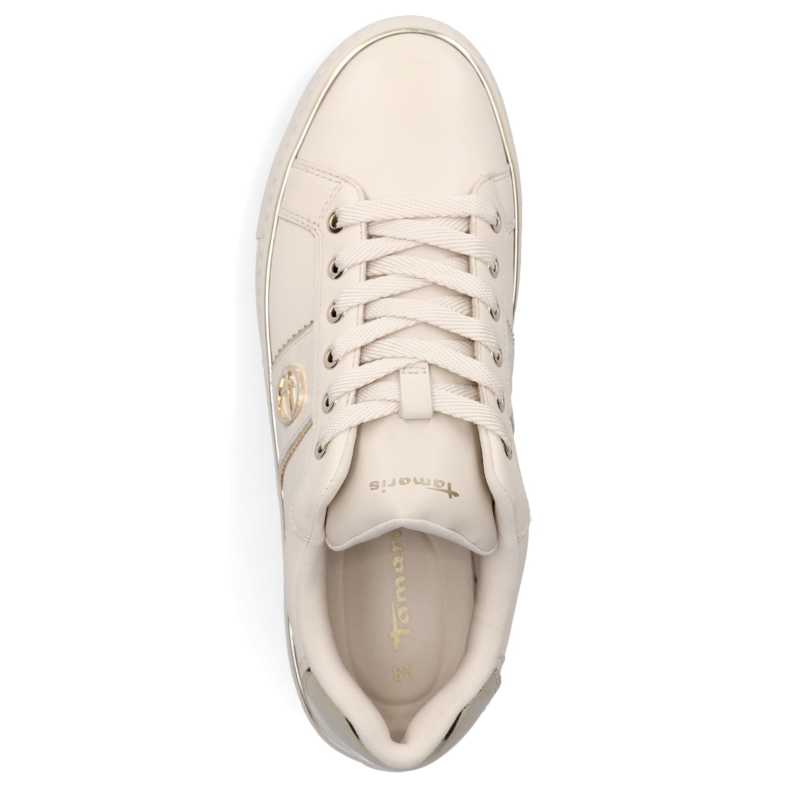 Tamaris Damen Sneaker ivory