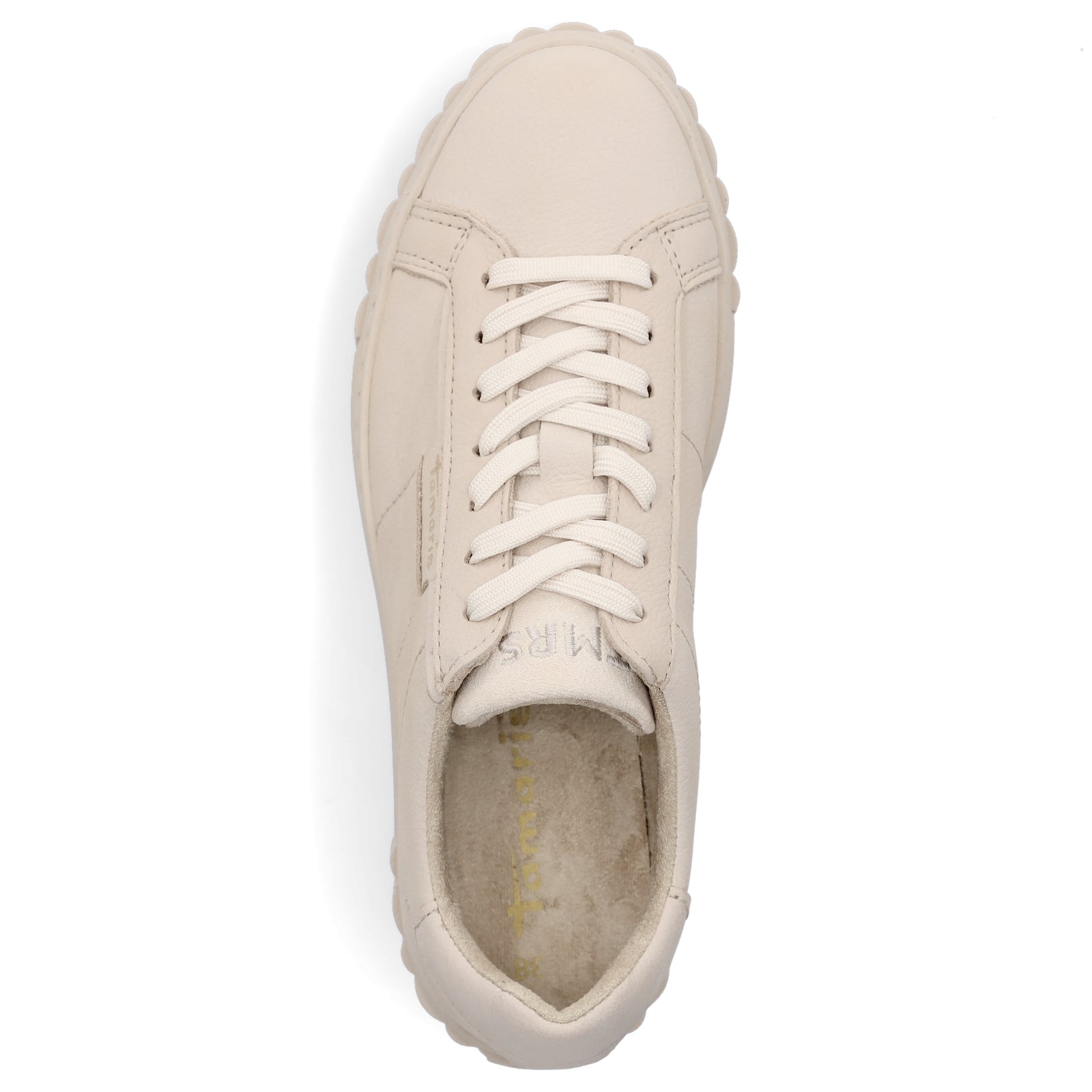 Tamaris Damen Plateau Sneaker beige