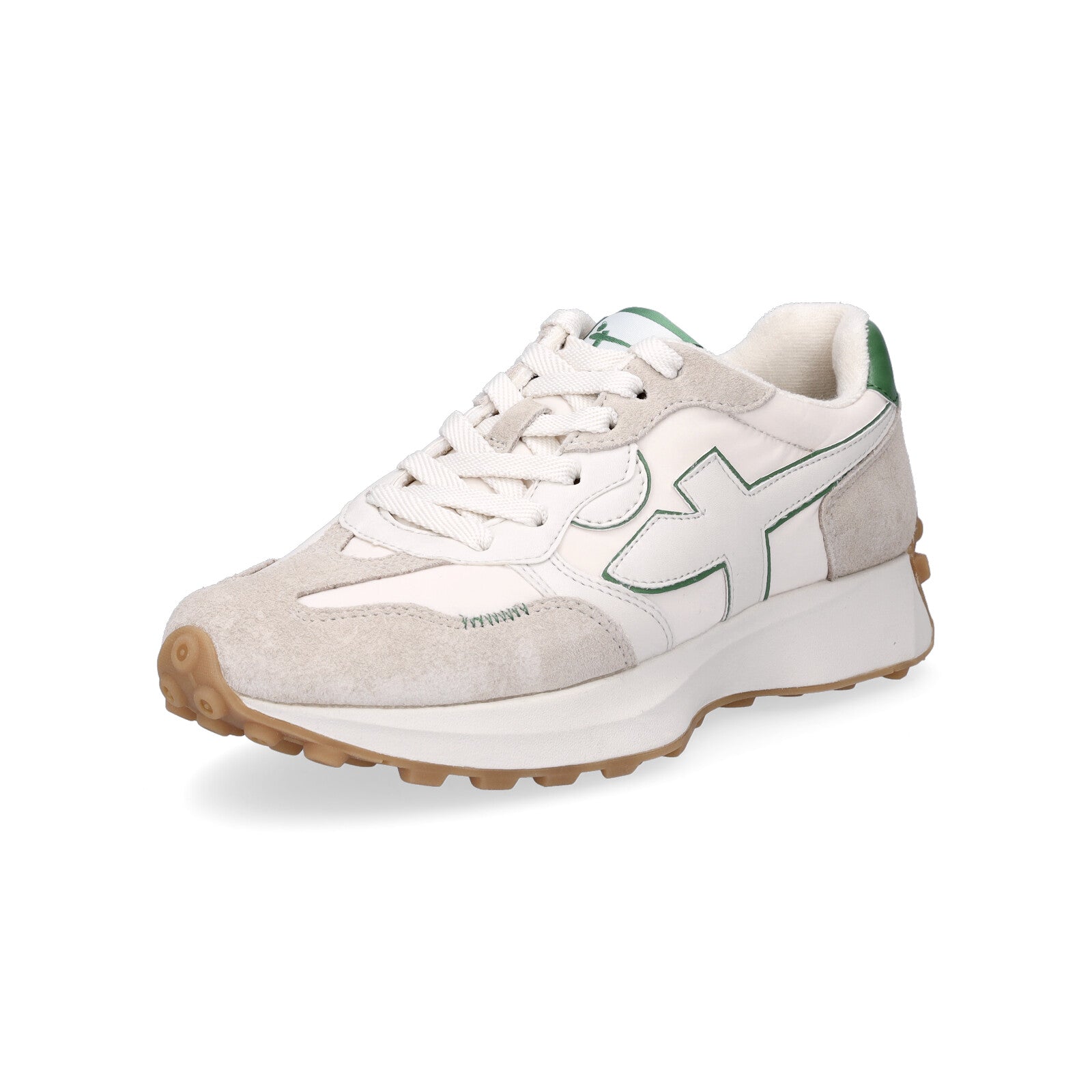 Tamaris women's sneakers beige green