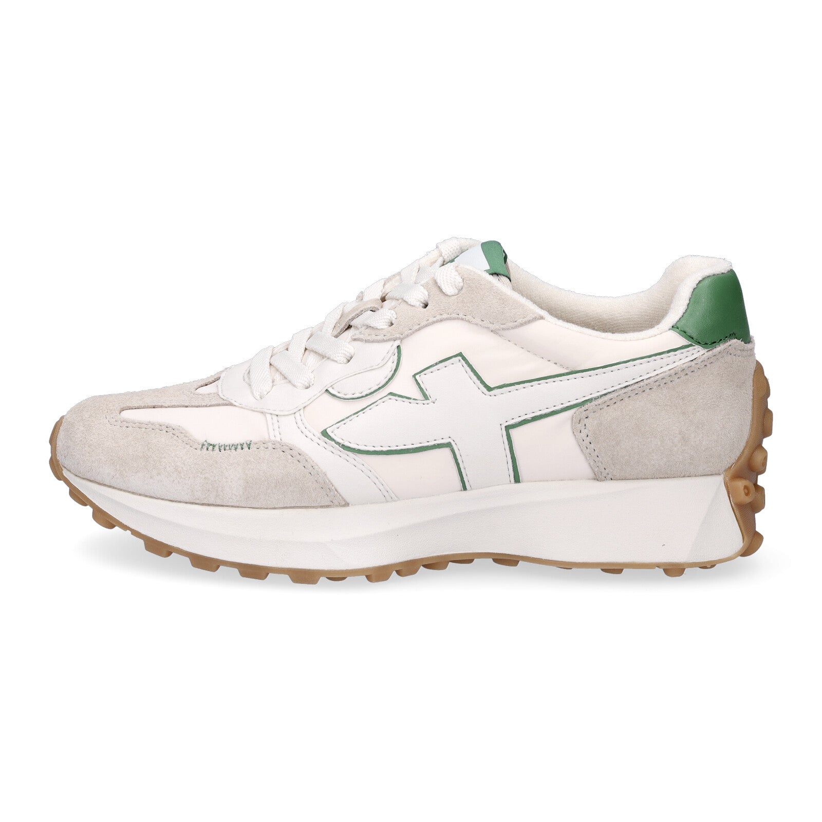 Tamaris women's sneakers beige green