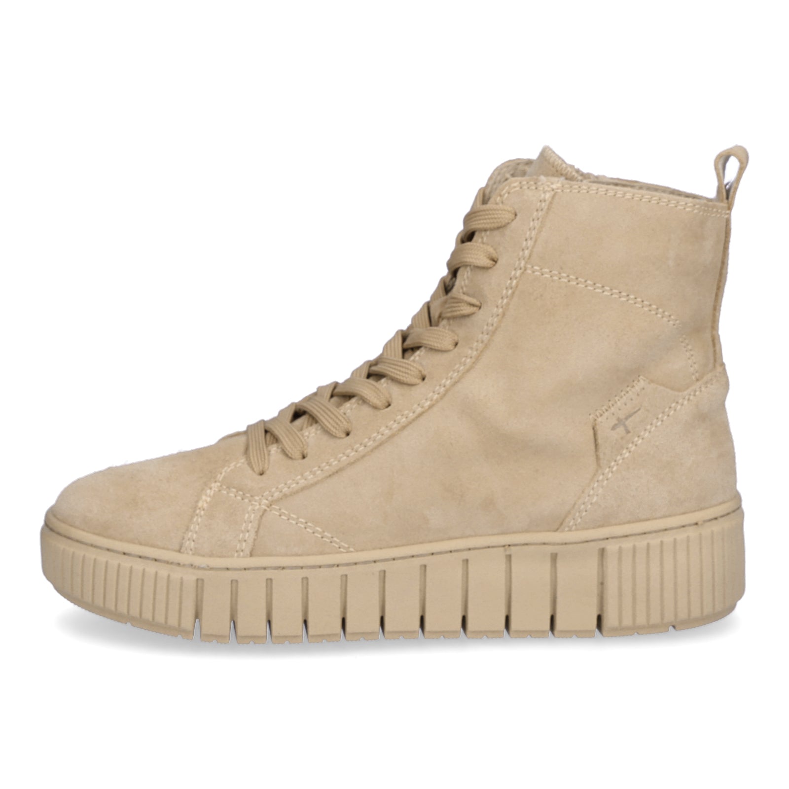 Tamaris Damen Schnürboot beige