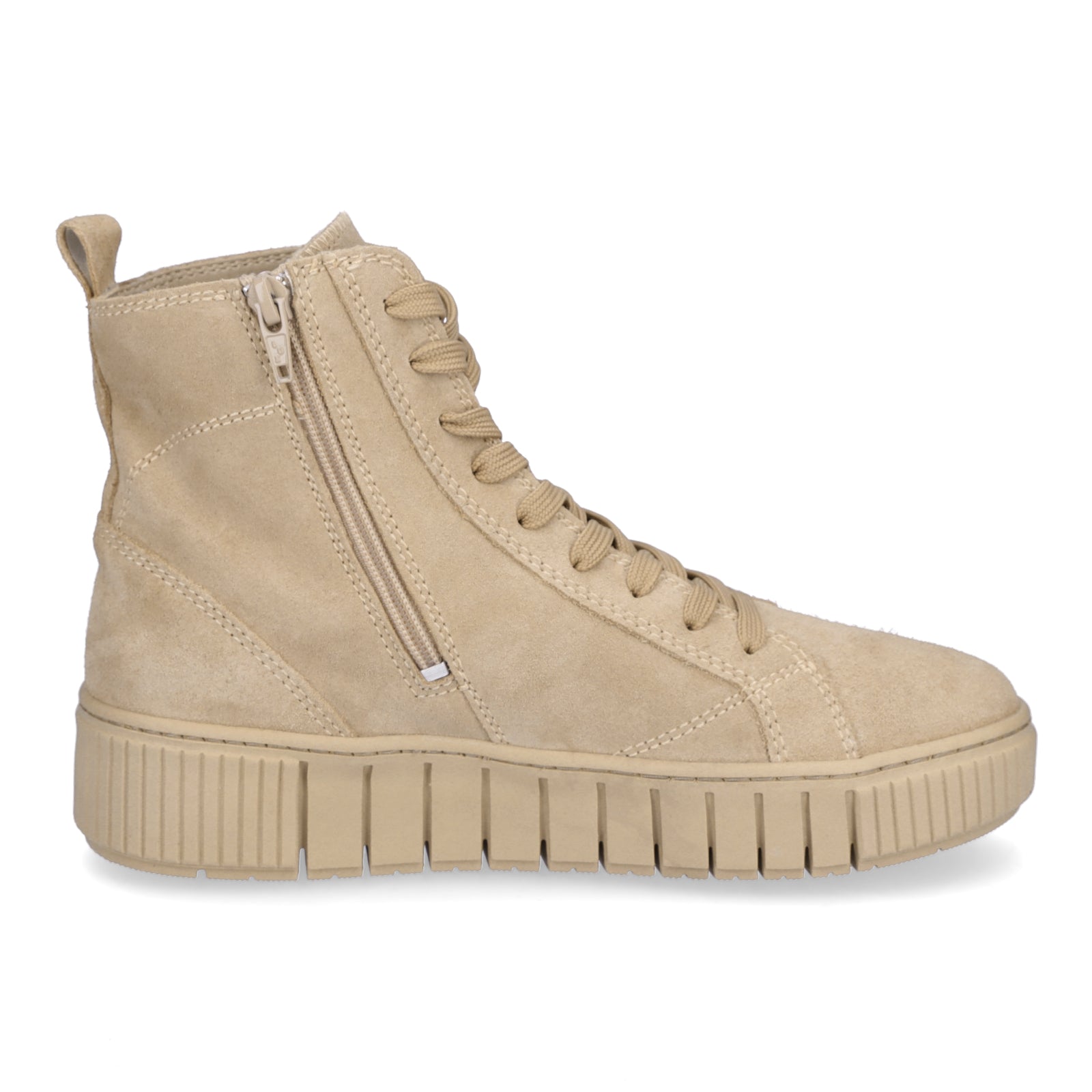 Tamaris Damen Schnürboot beige