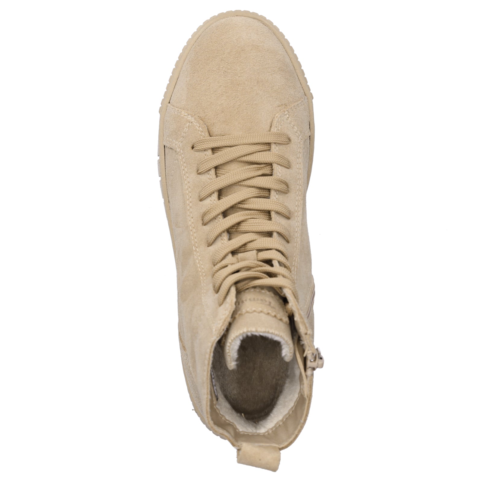 Tamaris Damen Schnürboot beige