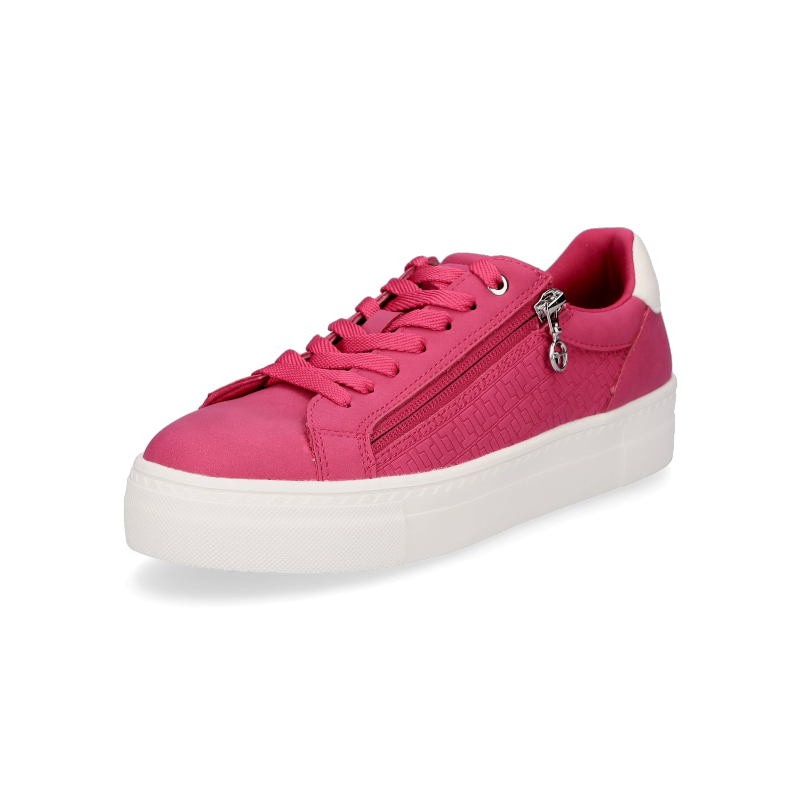 Tamaris Damen Plateau Sneaker fuchsia