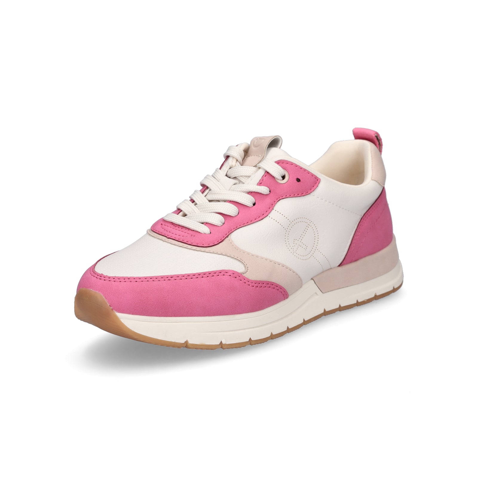 Tamaris Damen Sneaker fuchsia weiß