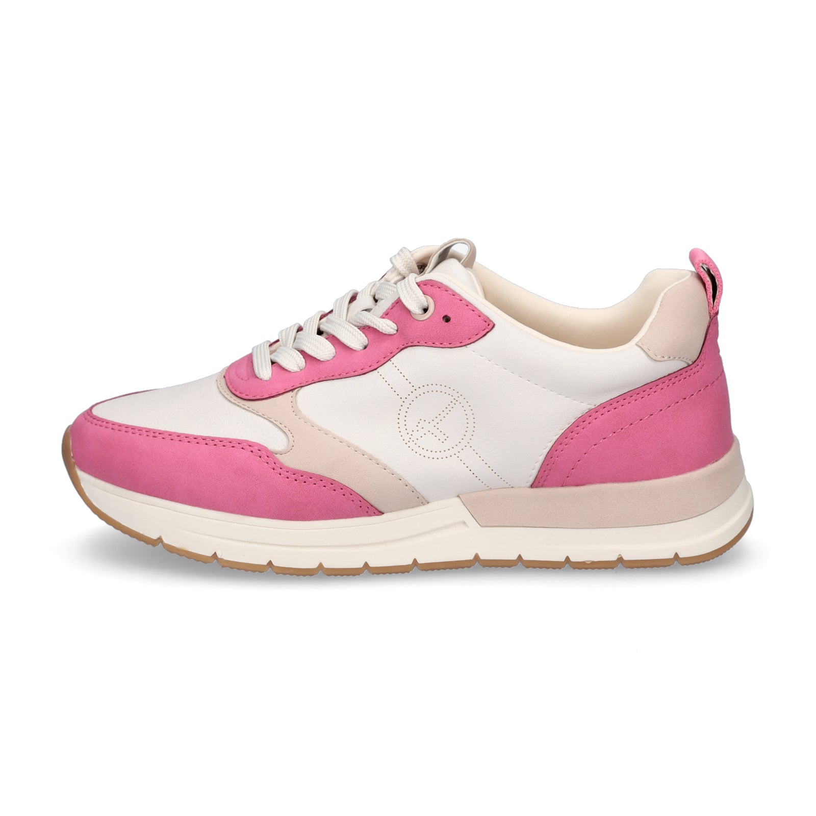 Tamaris Damen Sneaker fuchsia weiß