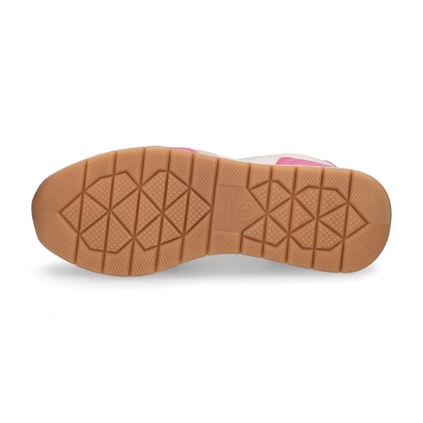 Tamaris Damen Sneaker fuchsia weiß