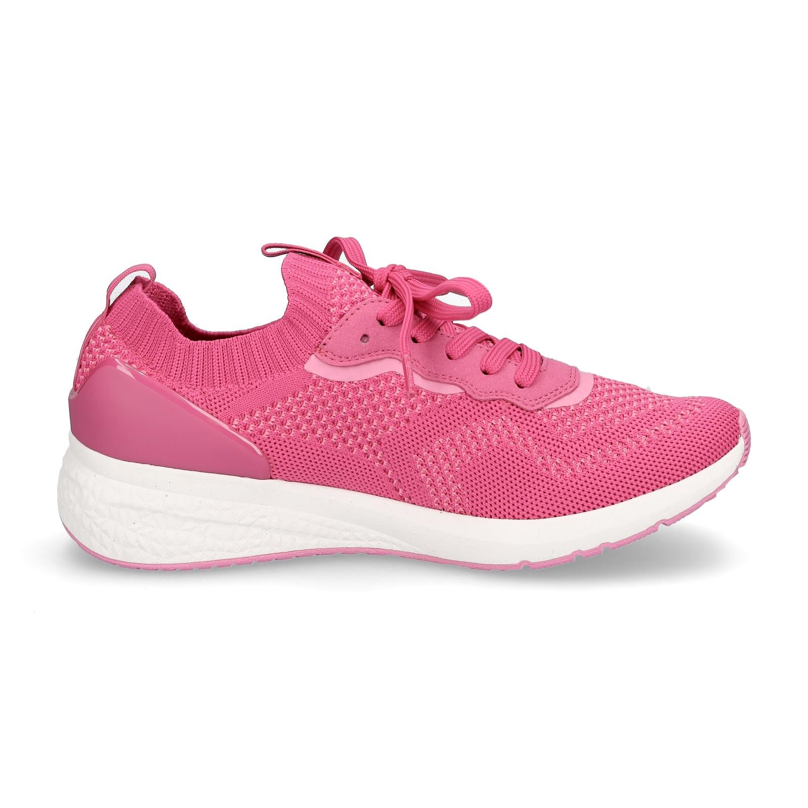 Tamaris Damen Strick Sneaker fuchsia
