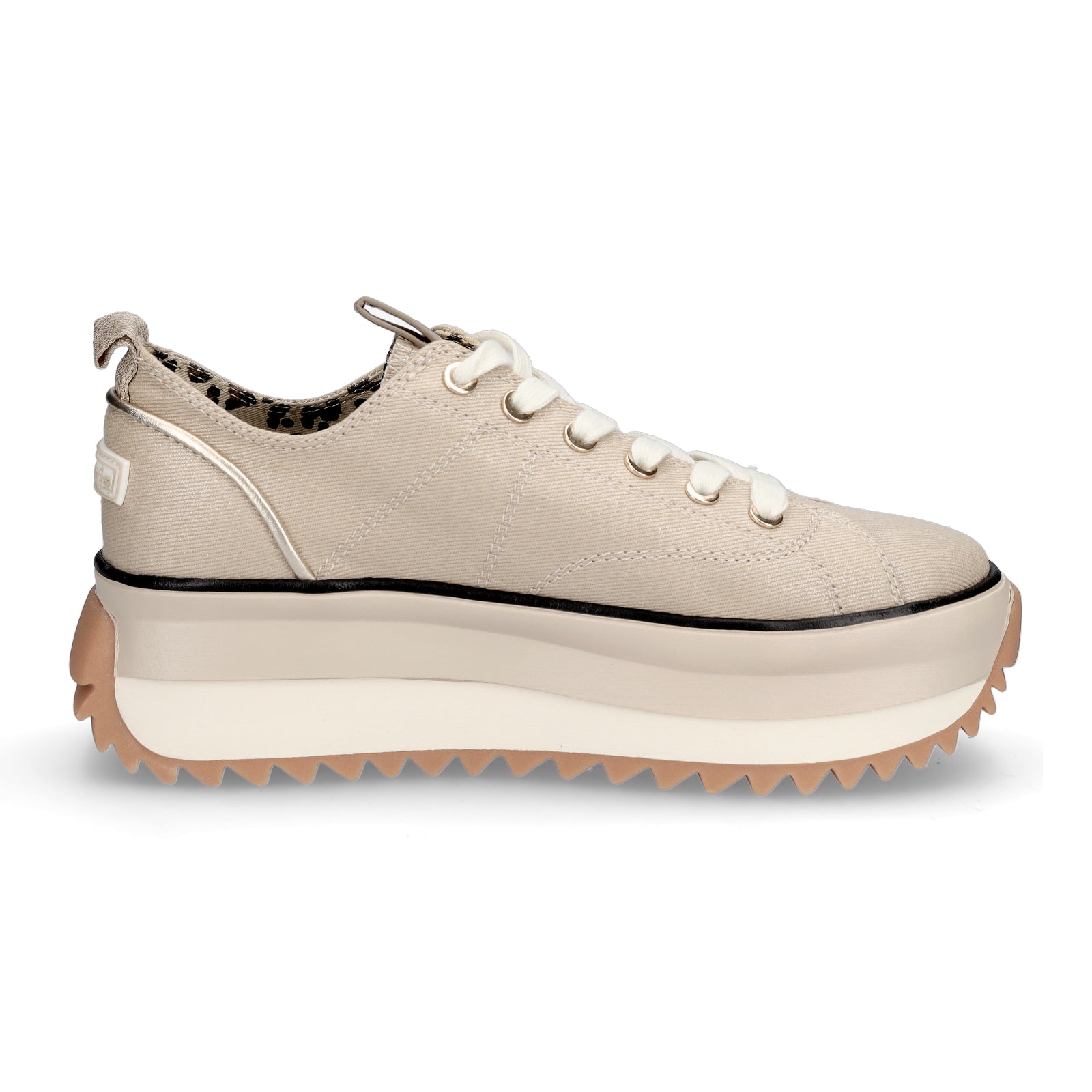 Tamaris Damen Plateau Sneaker gold