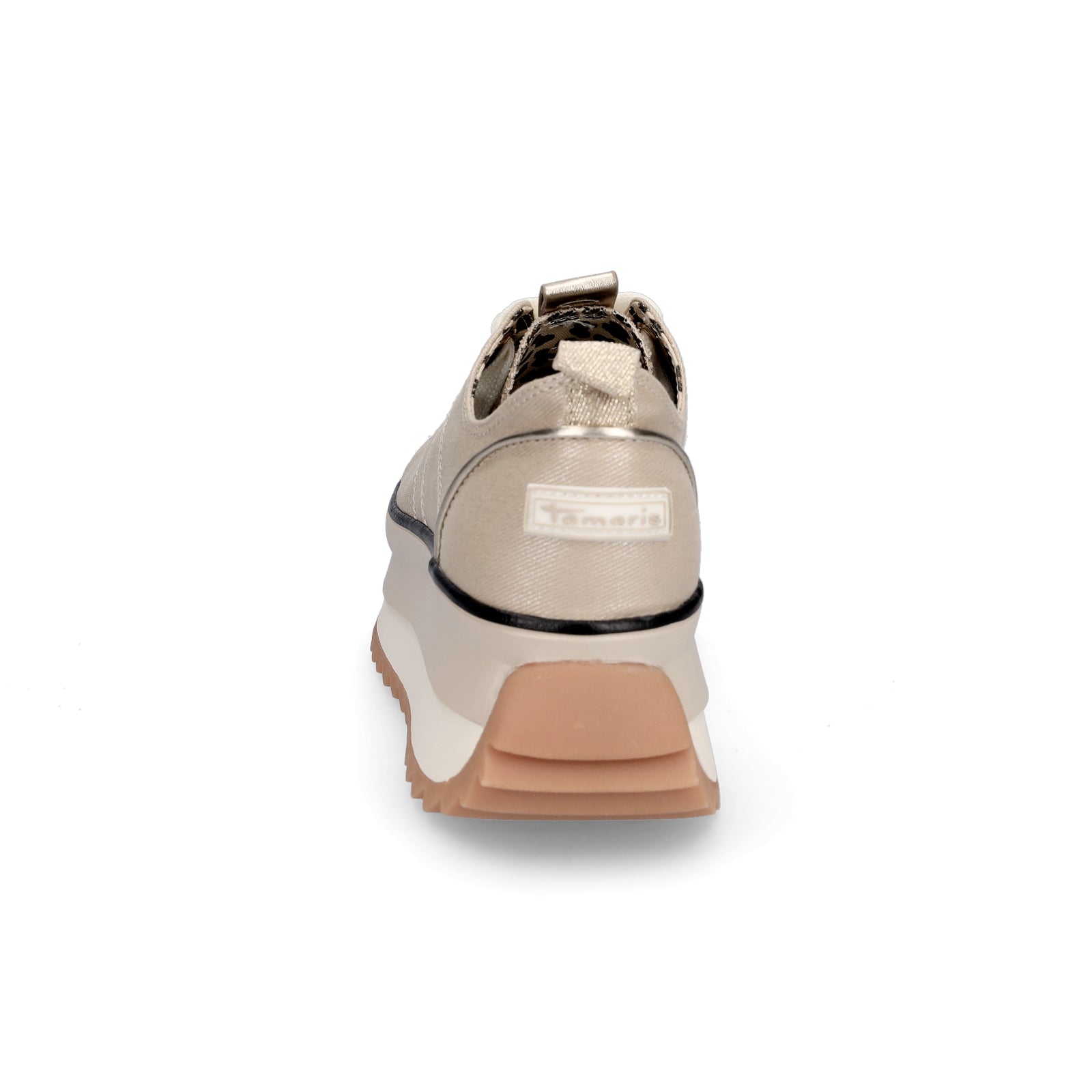 Tamaris Damen Plateau Sneaker gold