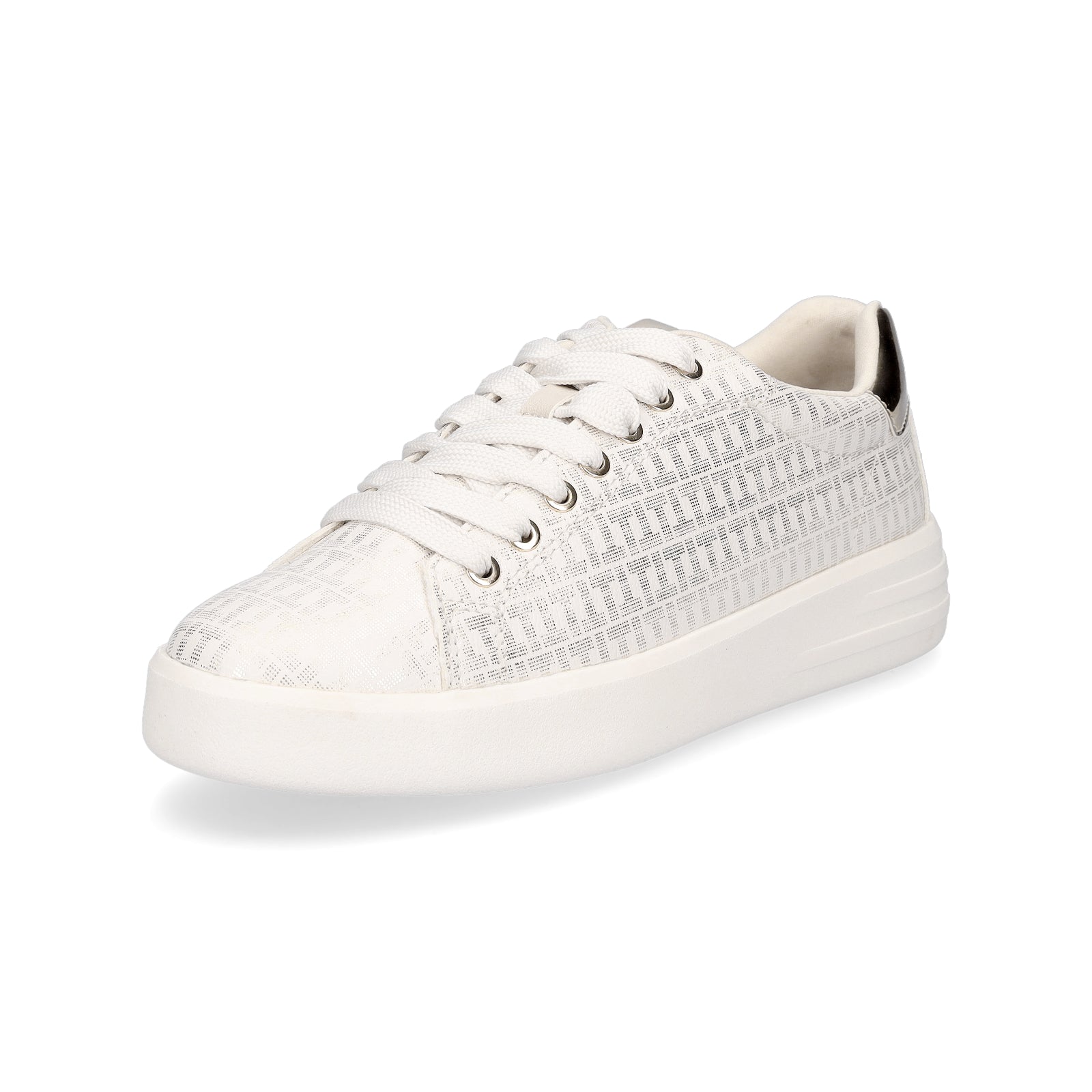 Tamaris Damen Sneaker creme metallic