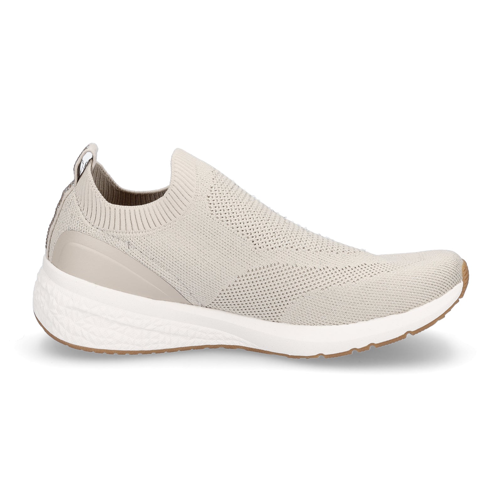 Tamaris Damen Slip-on Sneaker beige metallic
