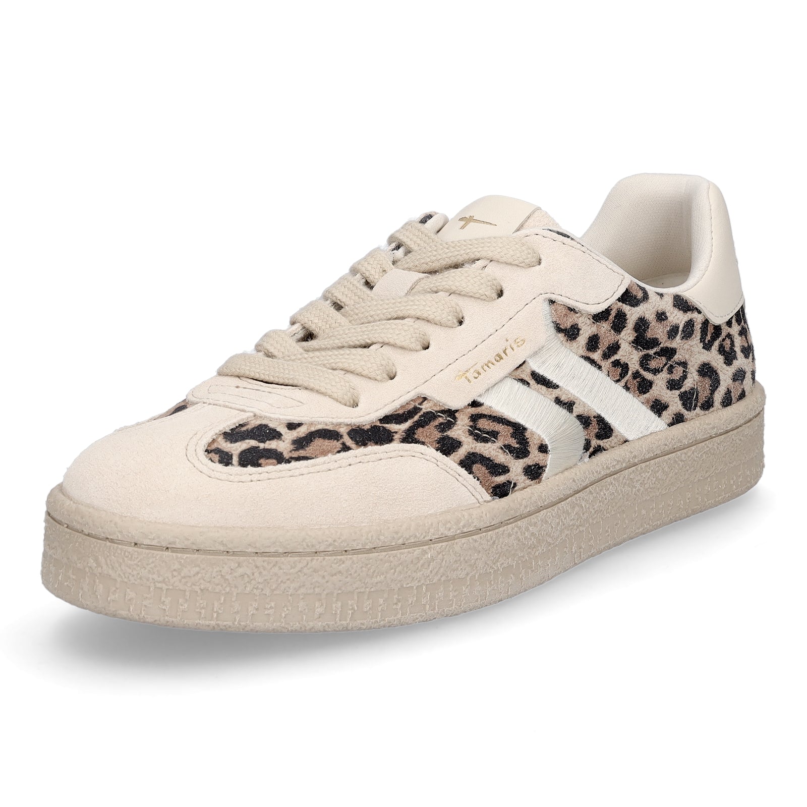 Tamaris women's sneakers beige leo