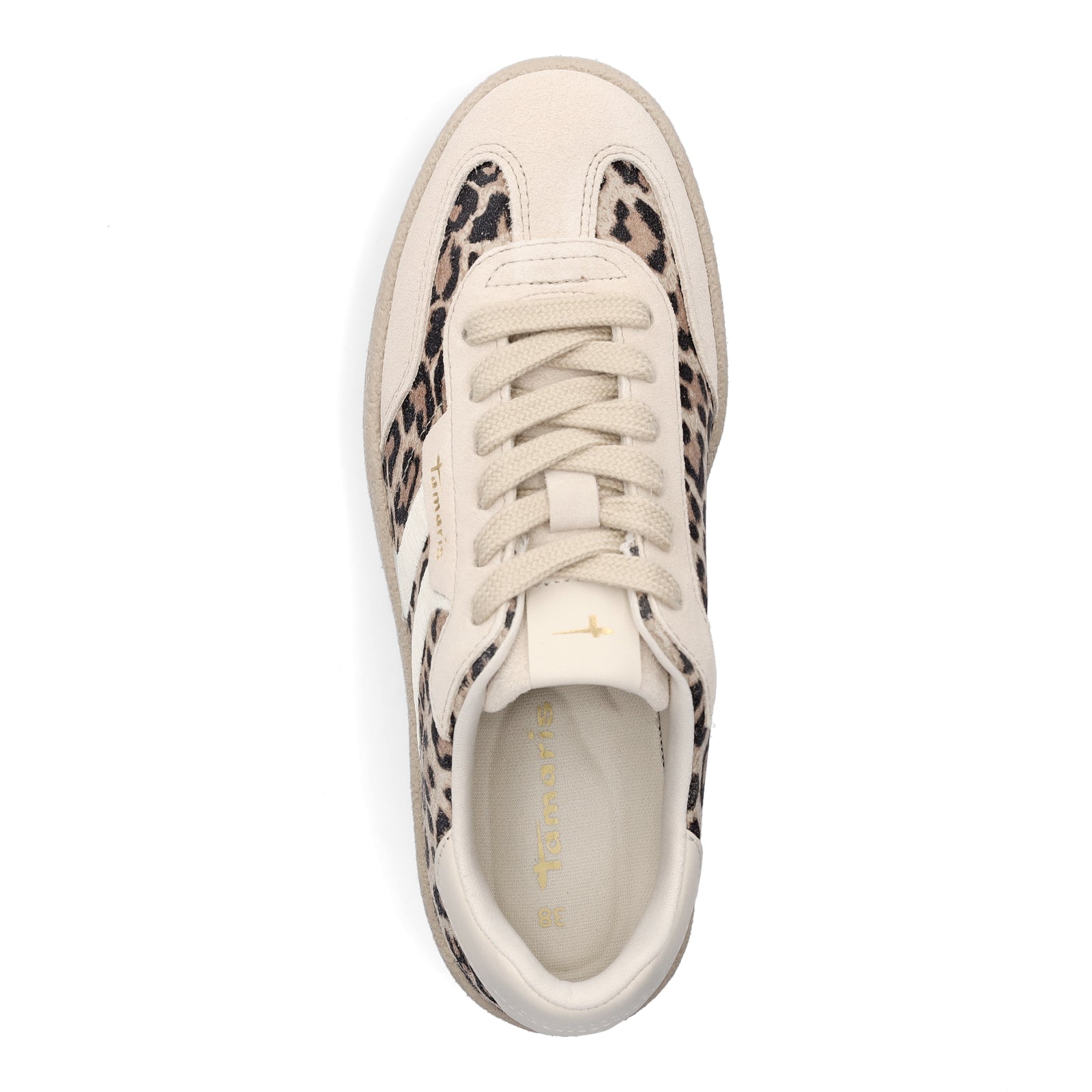 Tamaris women's sneakers beige leo
