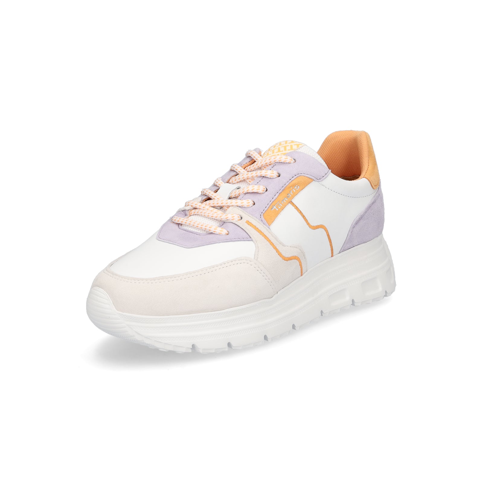 Tamaris Damen Sneaker orange kombi
