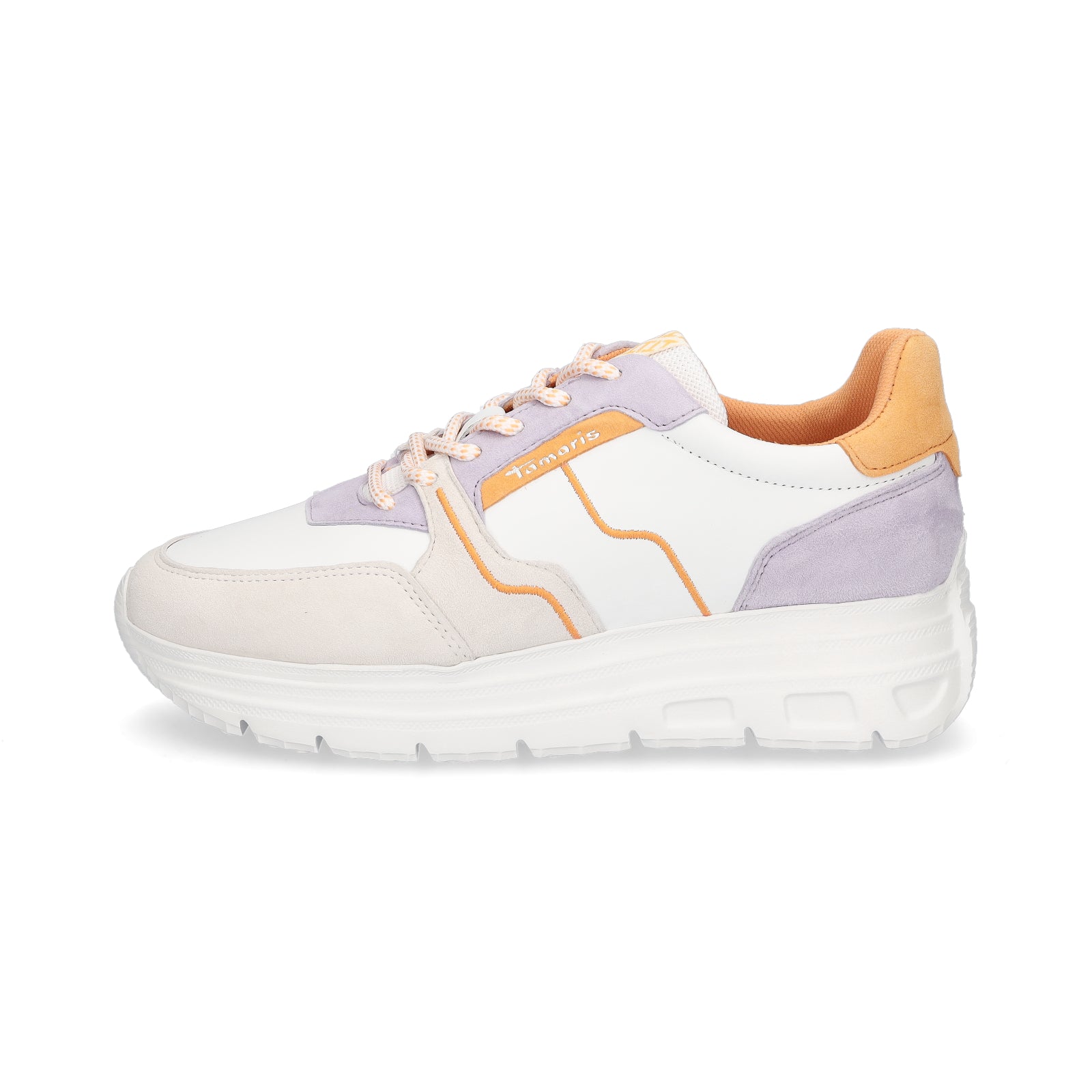 Tamaris Damen Sneaker orange kombi