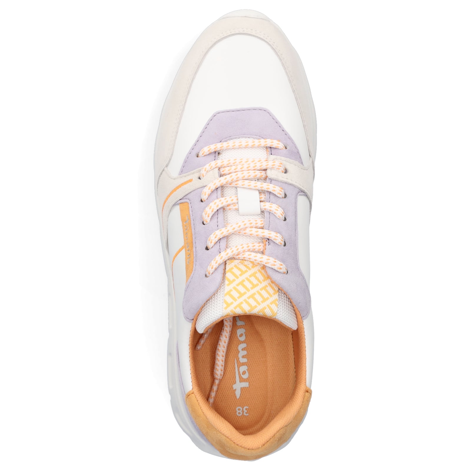 Tamaris Damen Sneaker orange kombi