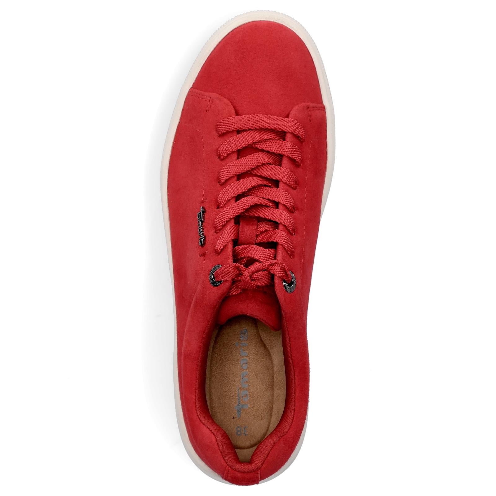 Tamaris women's sneakers red