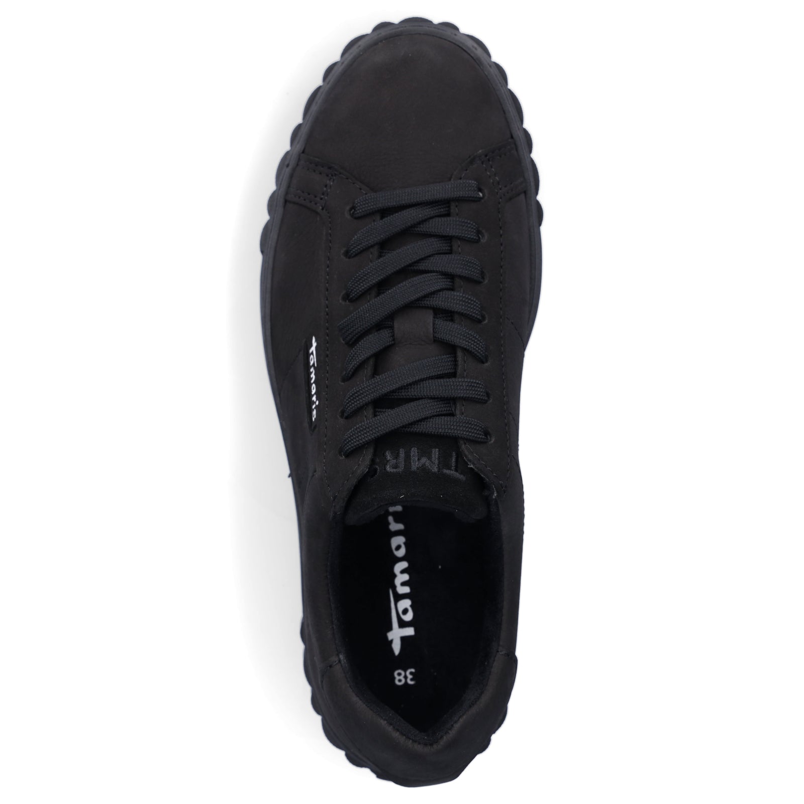Tamaris Damen Plateau Sneaker schwarz