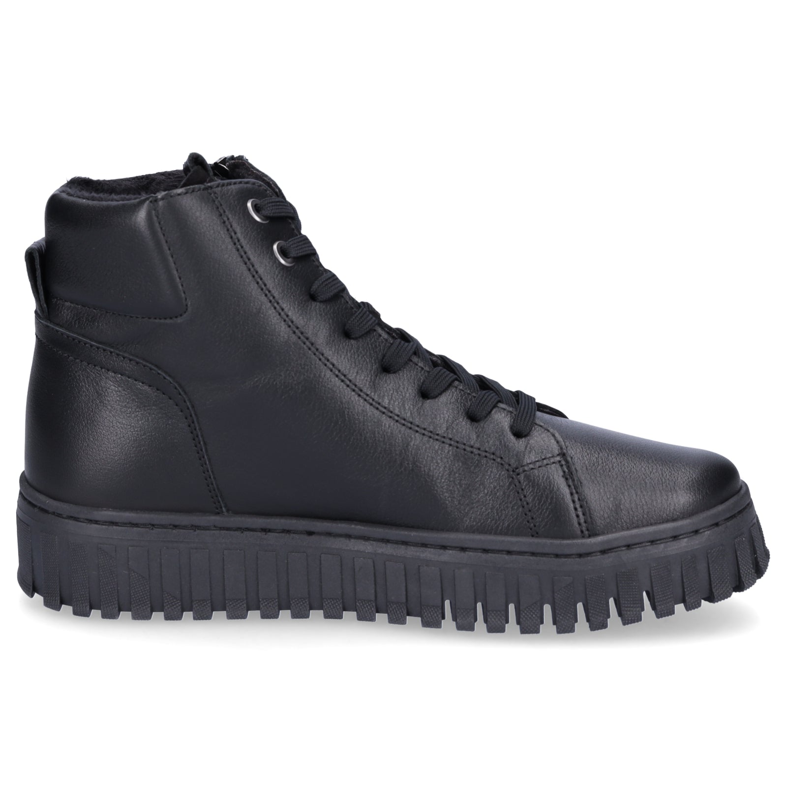 Tamaris women's lace-up boot black