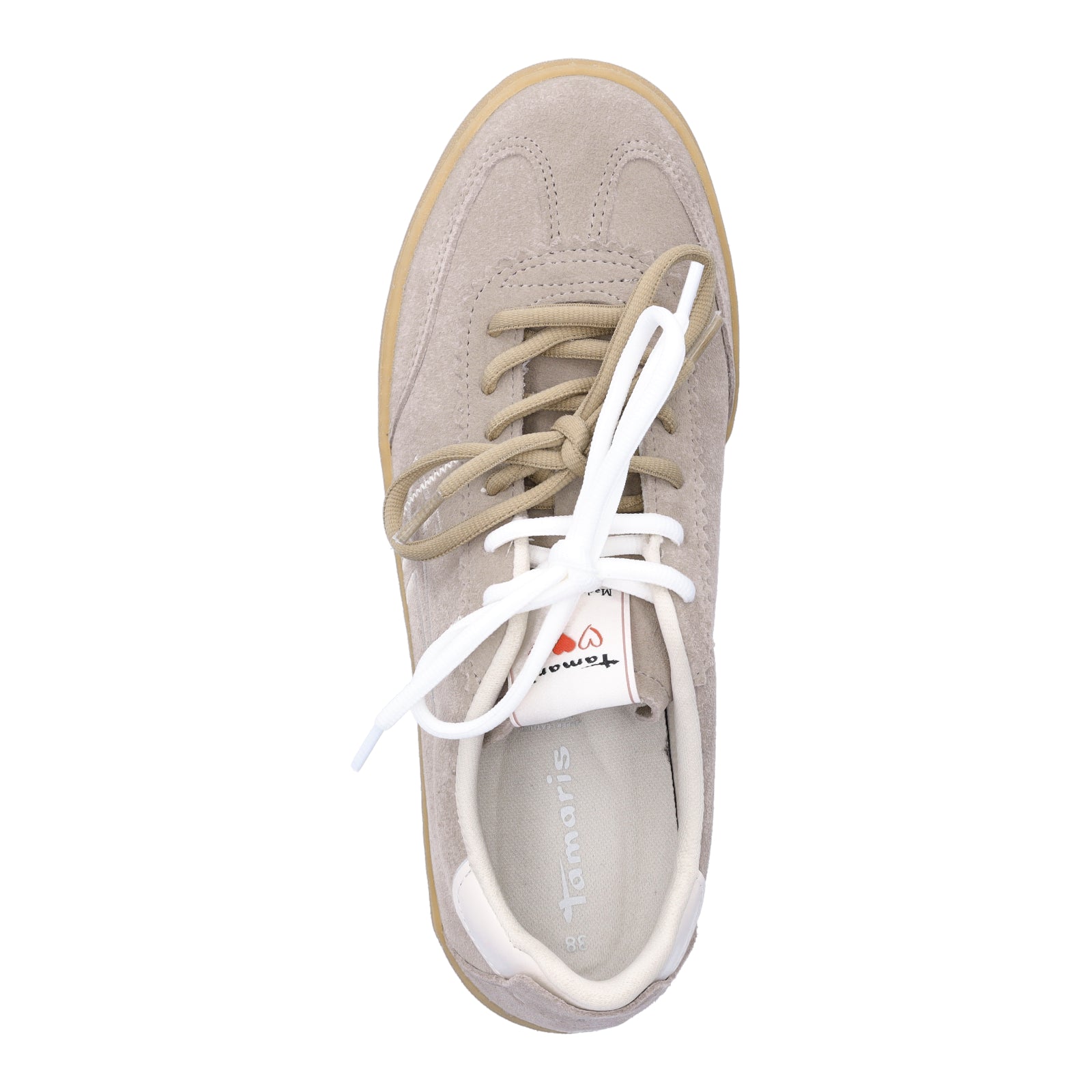 Tamaris women's sneakers taupe
