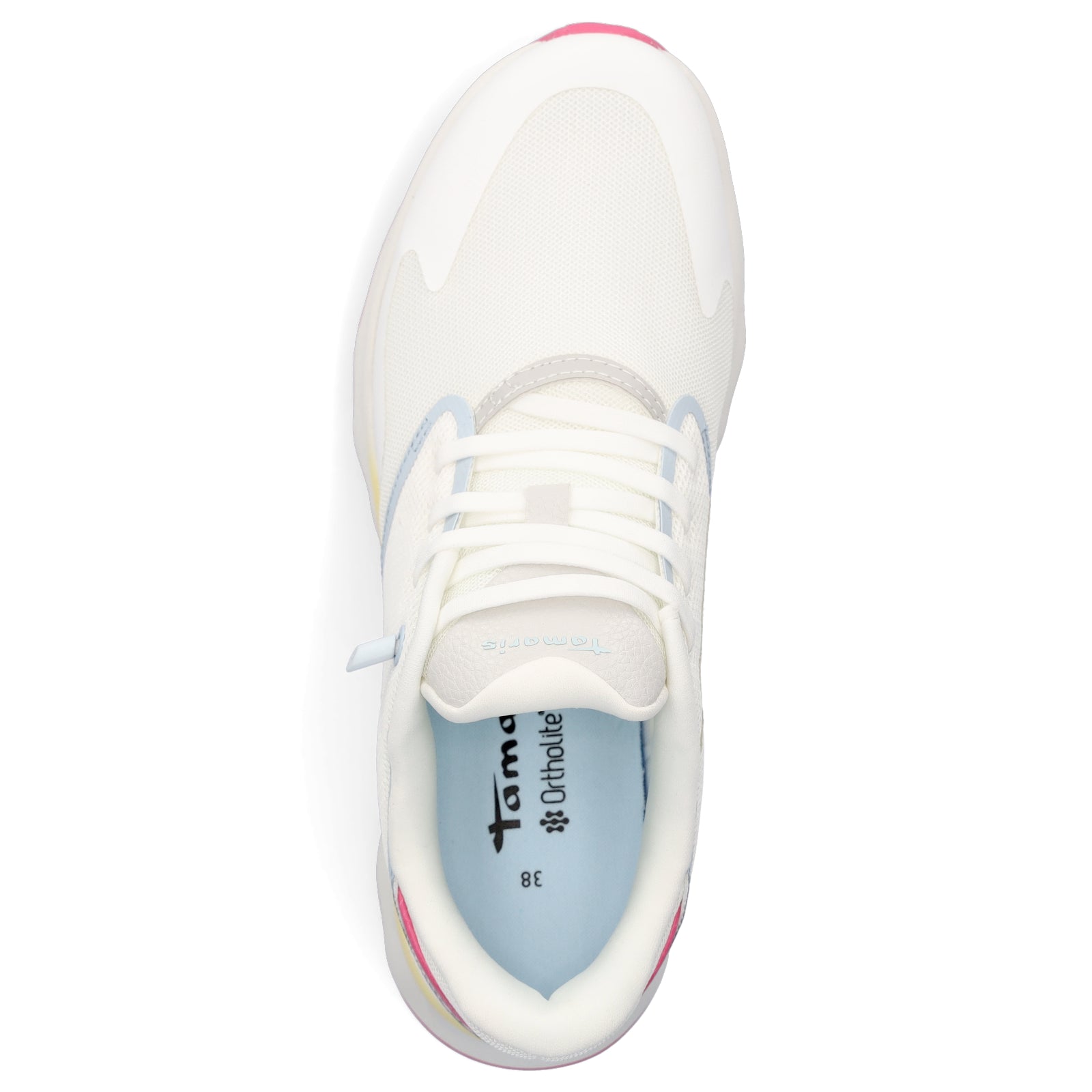 Tamaris Damen Sneaker weiß kombi