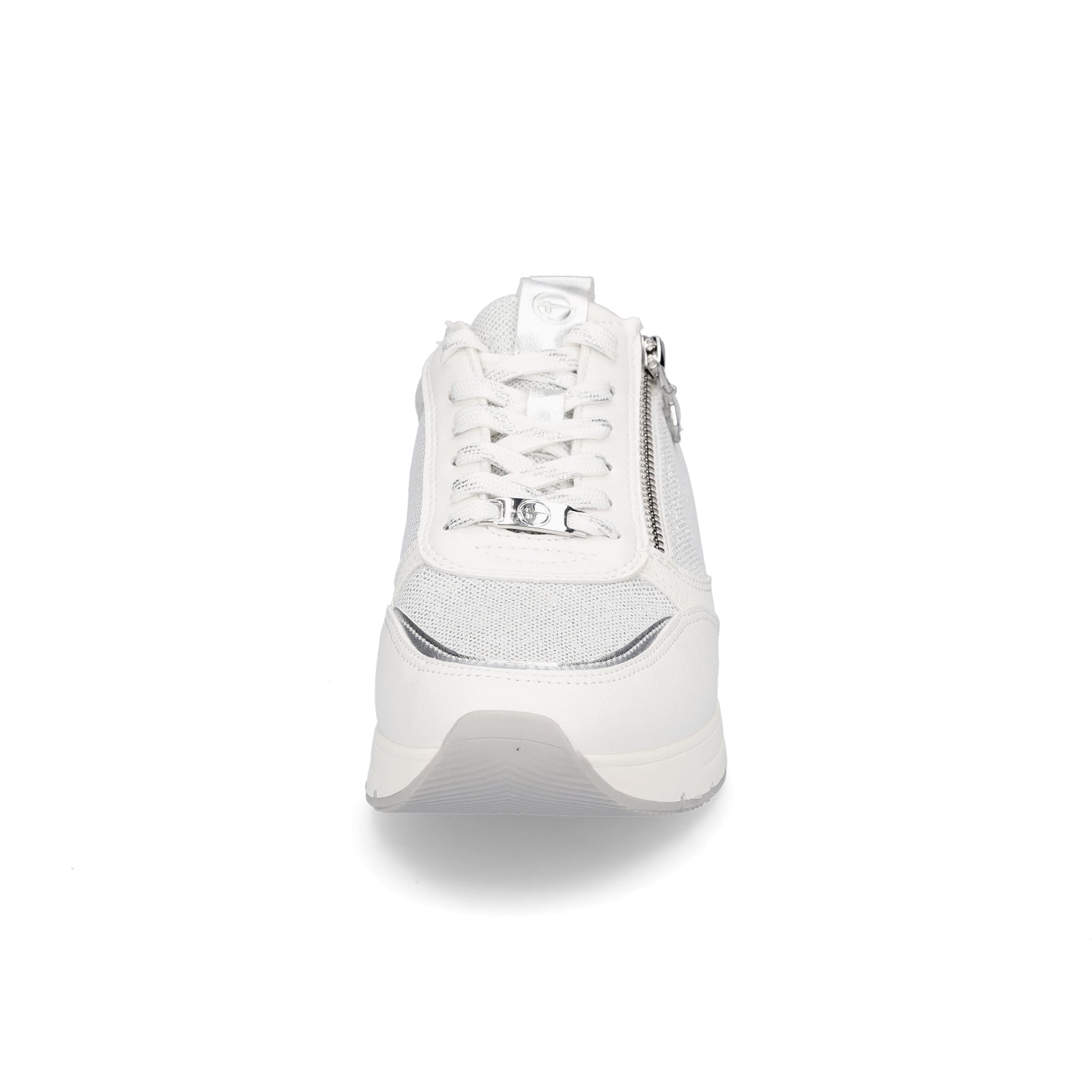 Tamaris Damen Sneaker weiß Glitzer
