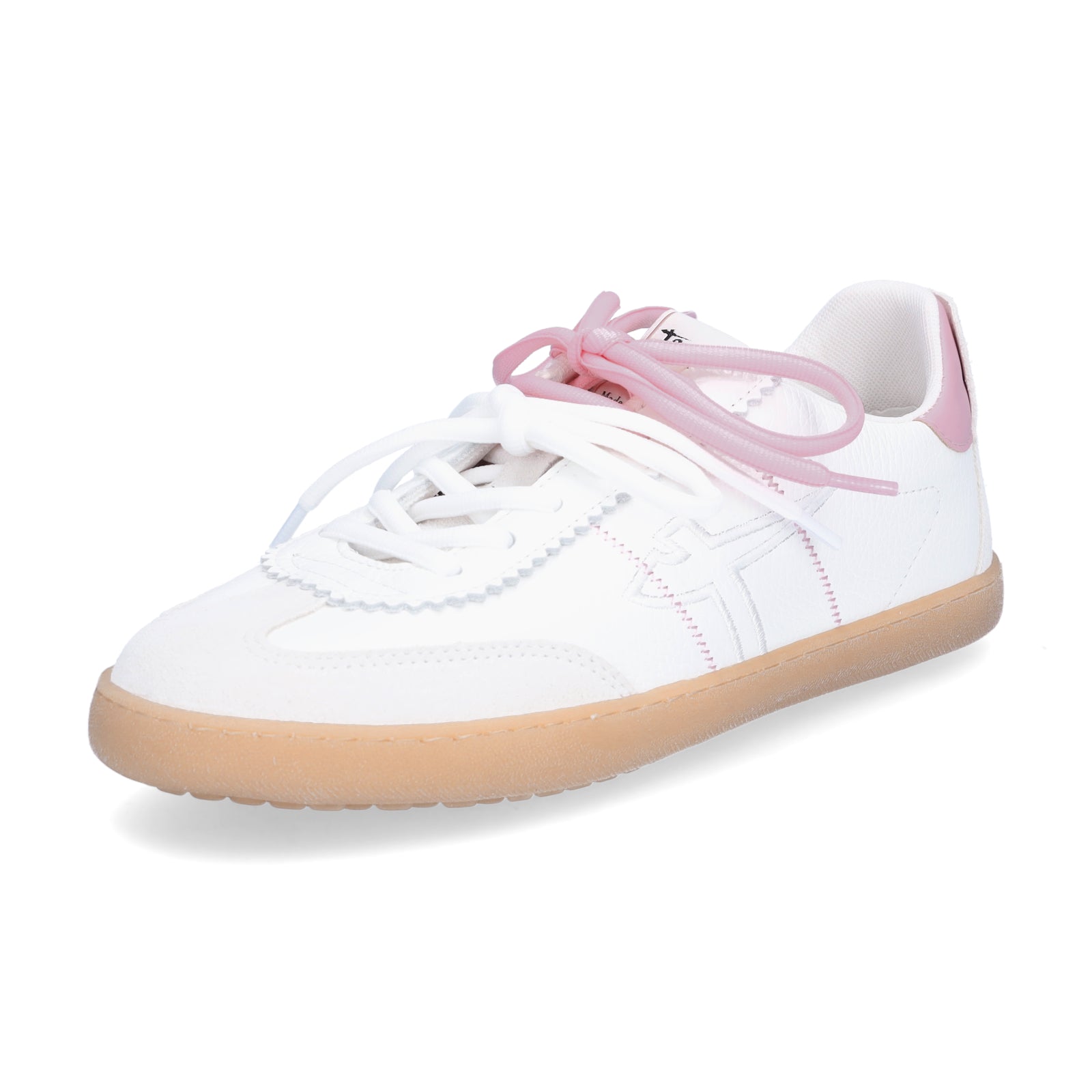 Tamaris Damen Sneaker weiß rosa