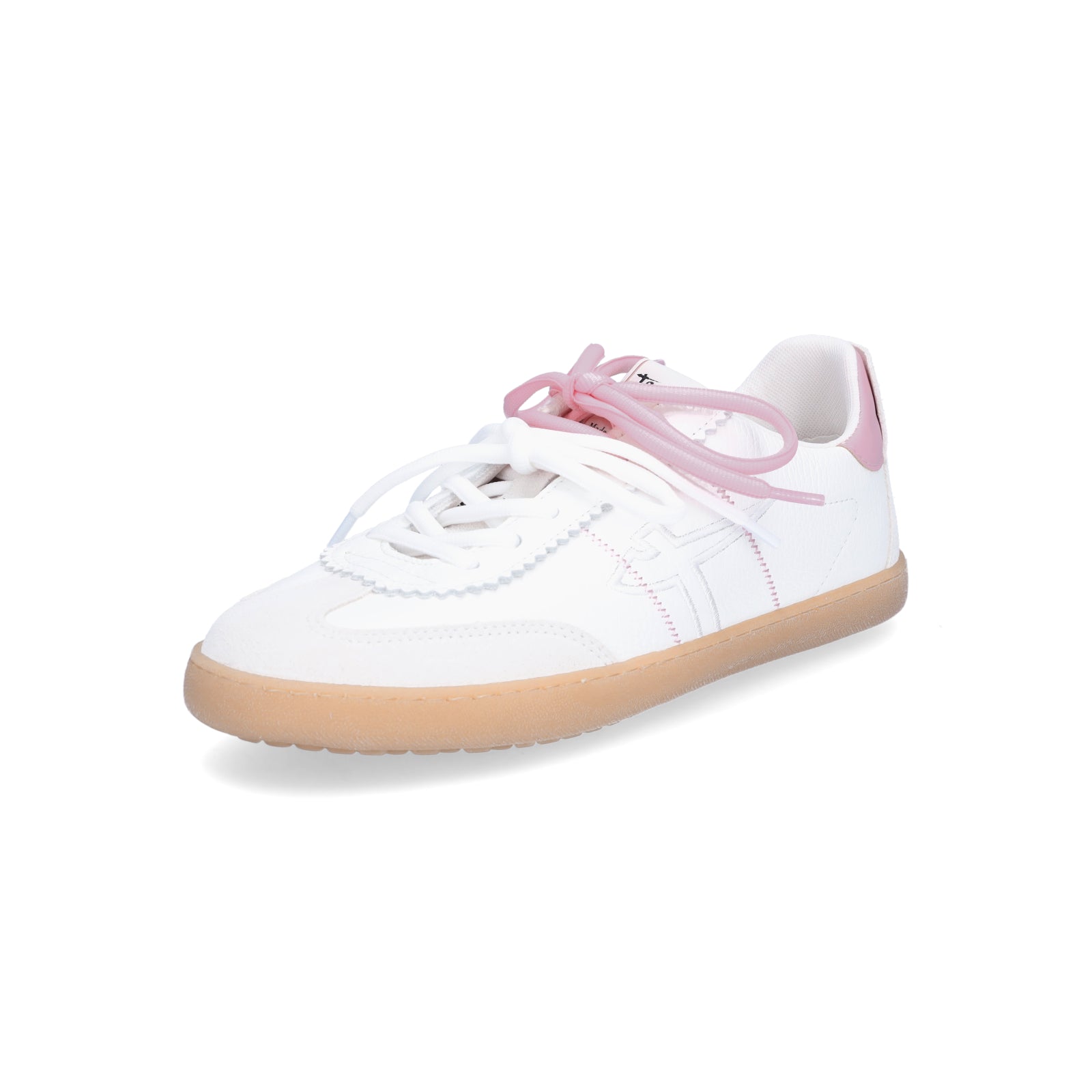 Tamaris Damen Sneaker weiß rosa