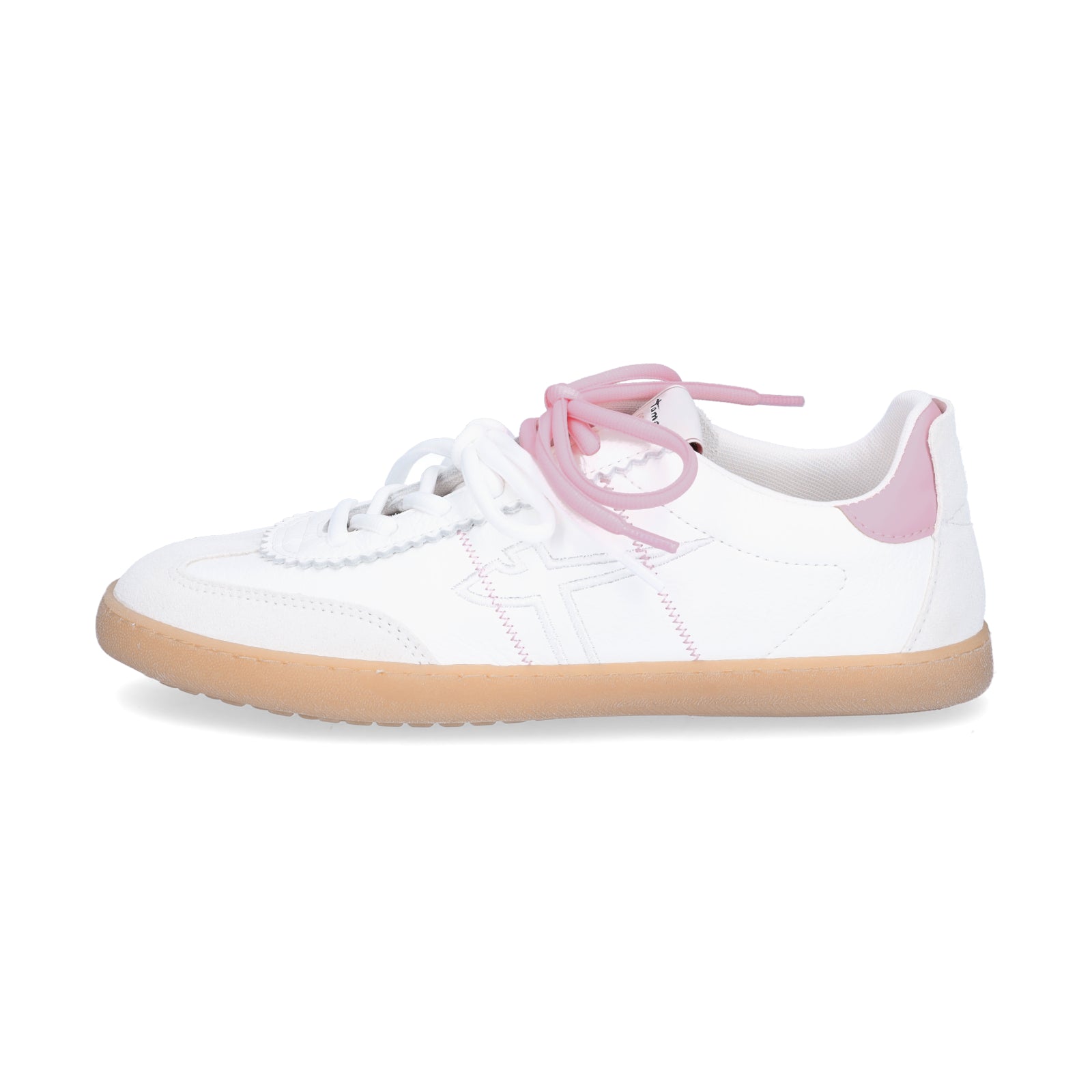 Tamaris Damen Sneaker weiß rosa