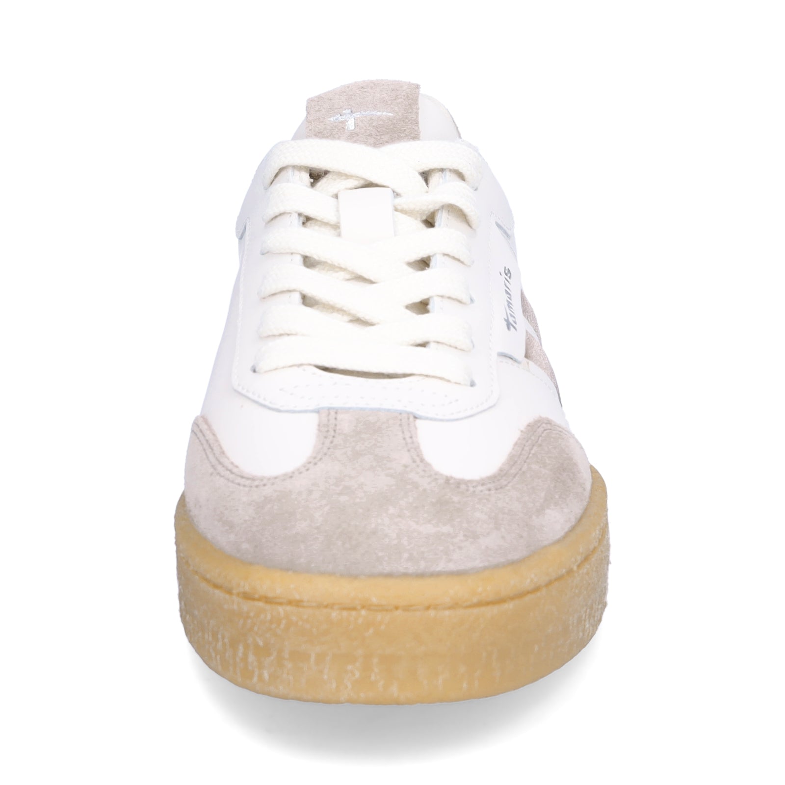 Tamaris Damen Sneaker weiß taupe