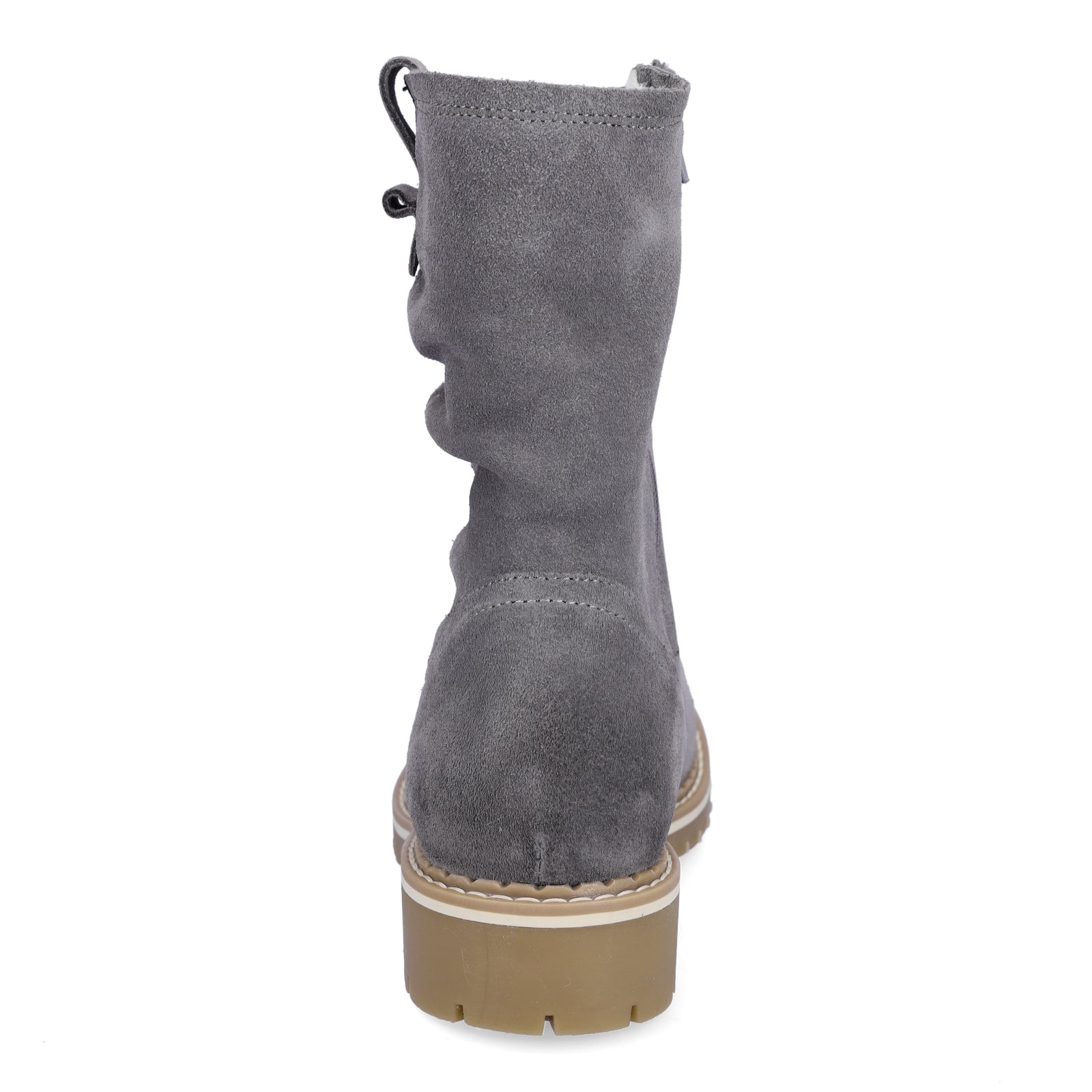 Tamaris Damen Leder Boot grau