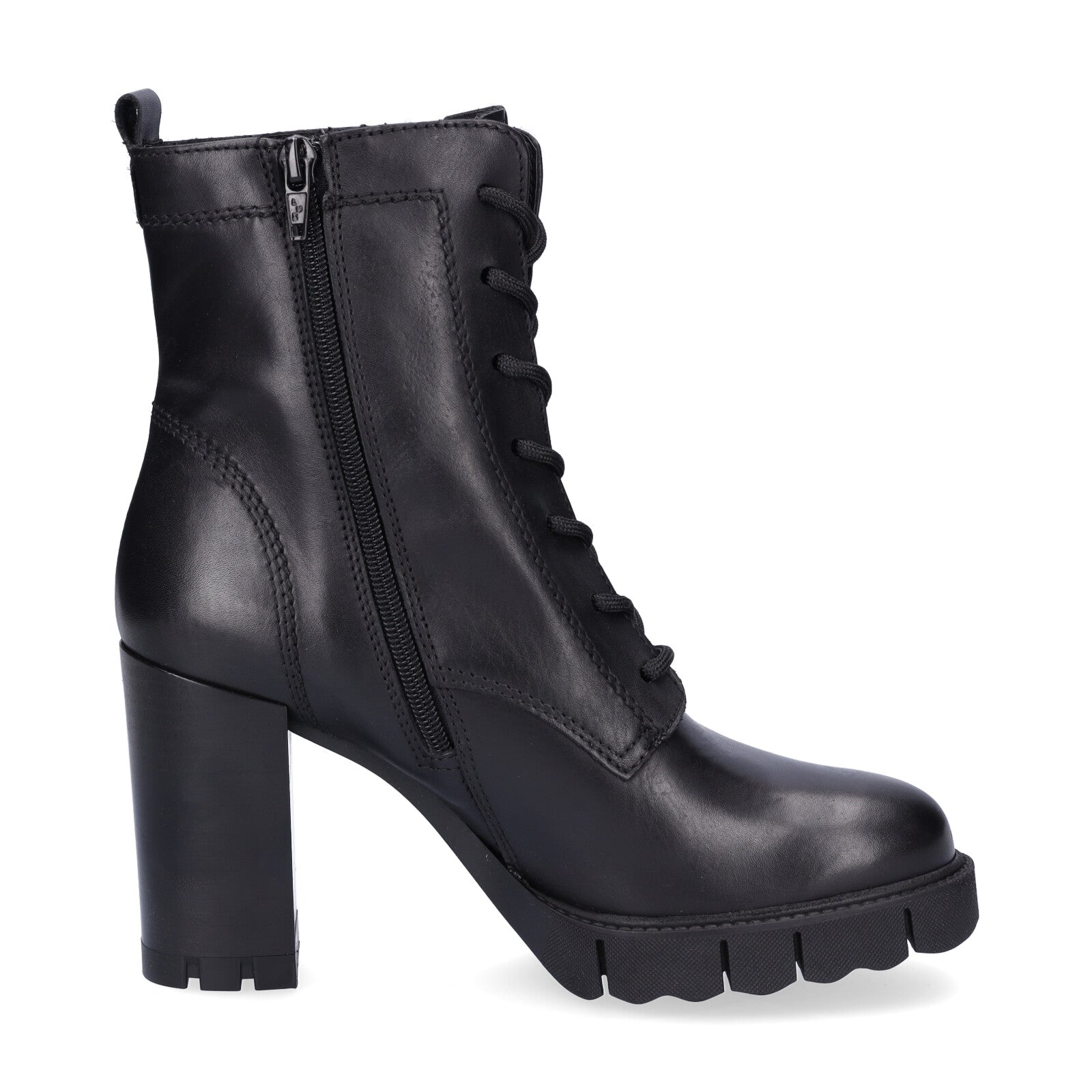 Tamaris Damen Leder Stiefelette schwarz