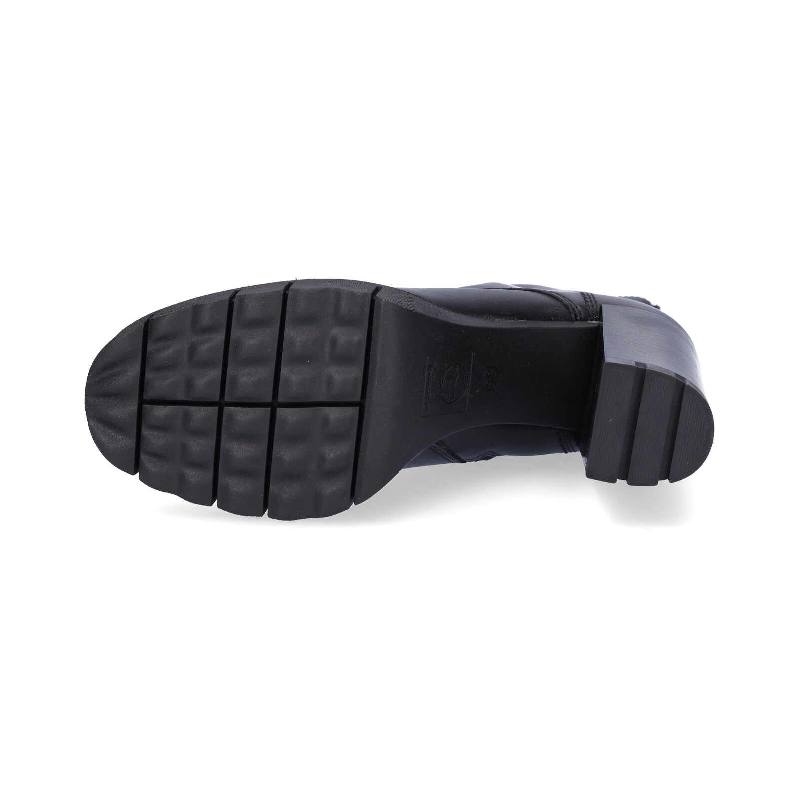 Tamaris Damen Leder Stiefelette schwarz