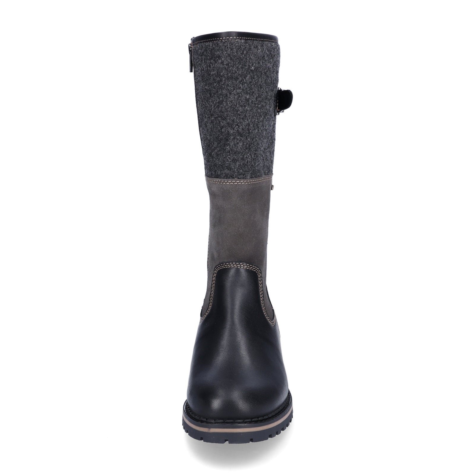 Tamaris Damen Stiefel schwarz combi